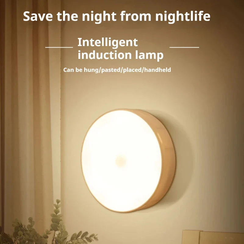 Wireless LED Button Night Light – Motion Sensor Lamp for Bedroom, Closet, Stairs