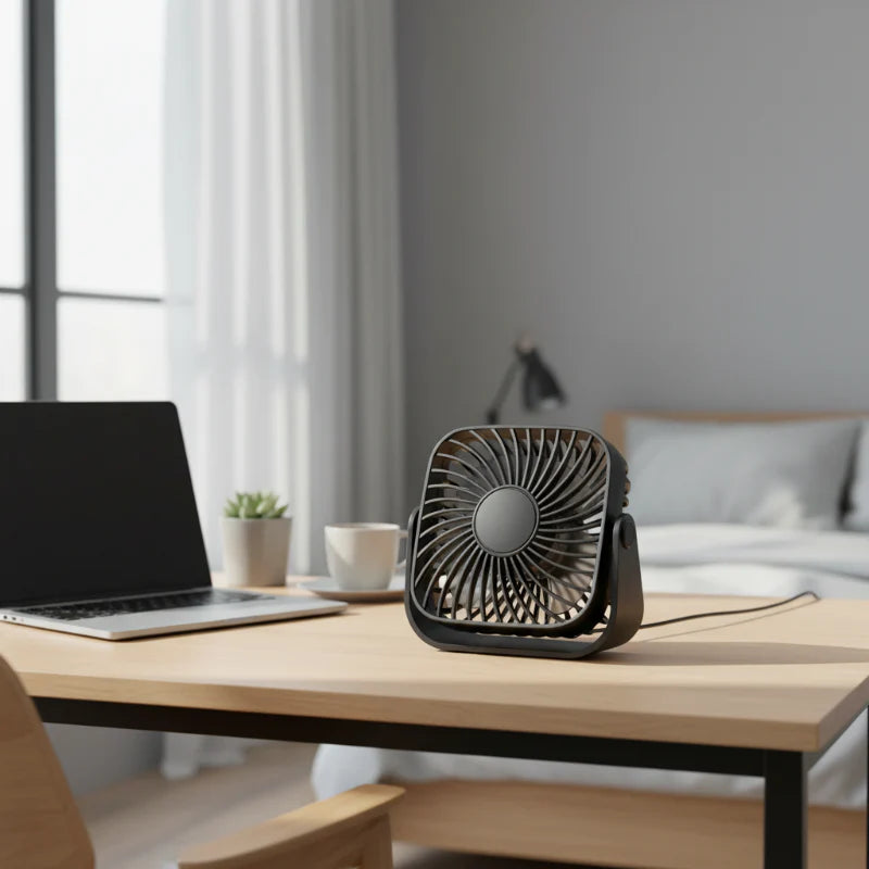 USB Powered Handheld Fan 5V Plug-In Portable Cooling Fan
