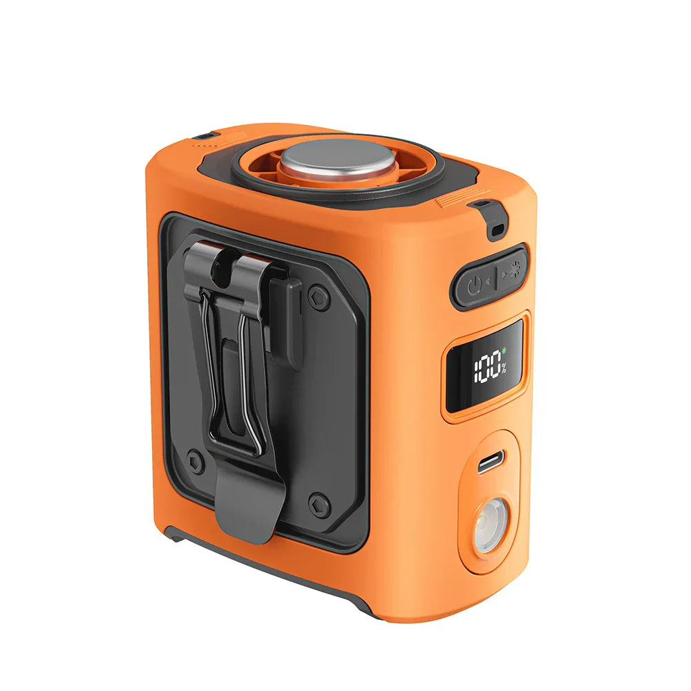 Portable Waist Fan 8000mAh Semiconductor Cooling 100-Speed