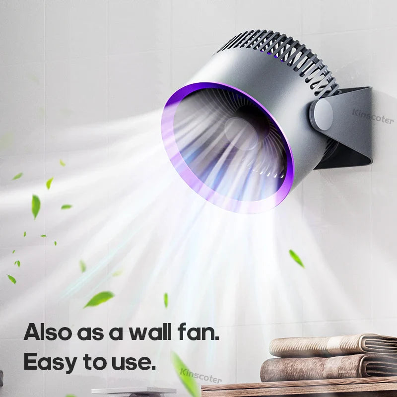 Portable Rechargeable Fan 4000mAh 3-Speed Type-C 5V