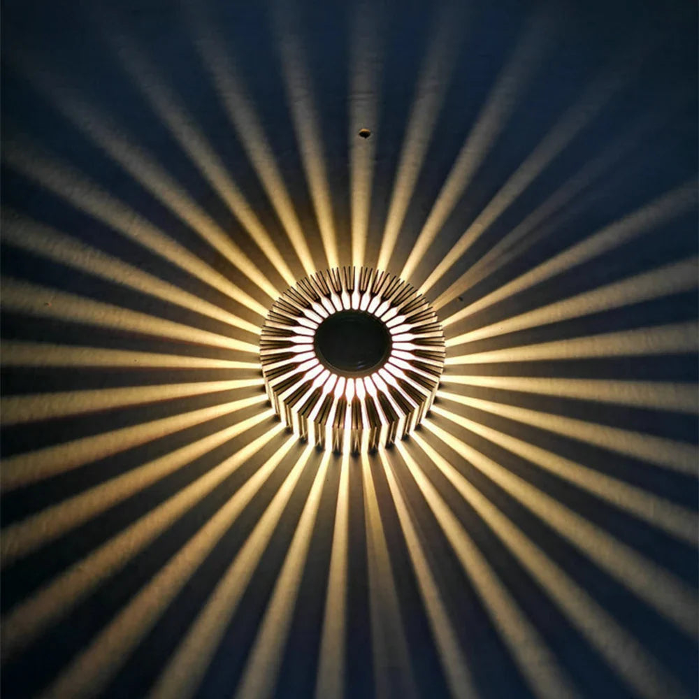 Sunflower LED Wall Lamp RGB Projection Corridor Indoor Creative Light 3W