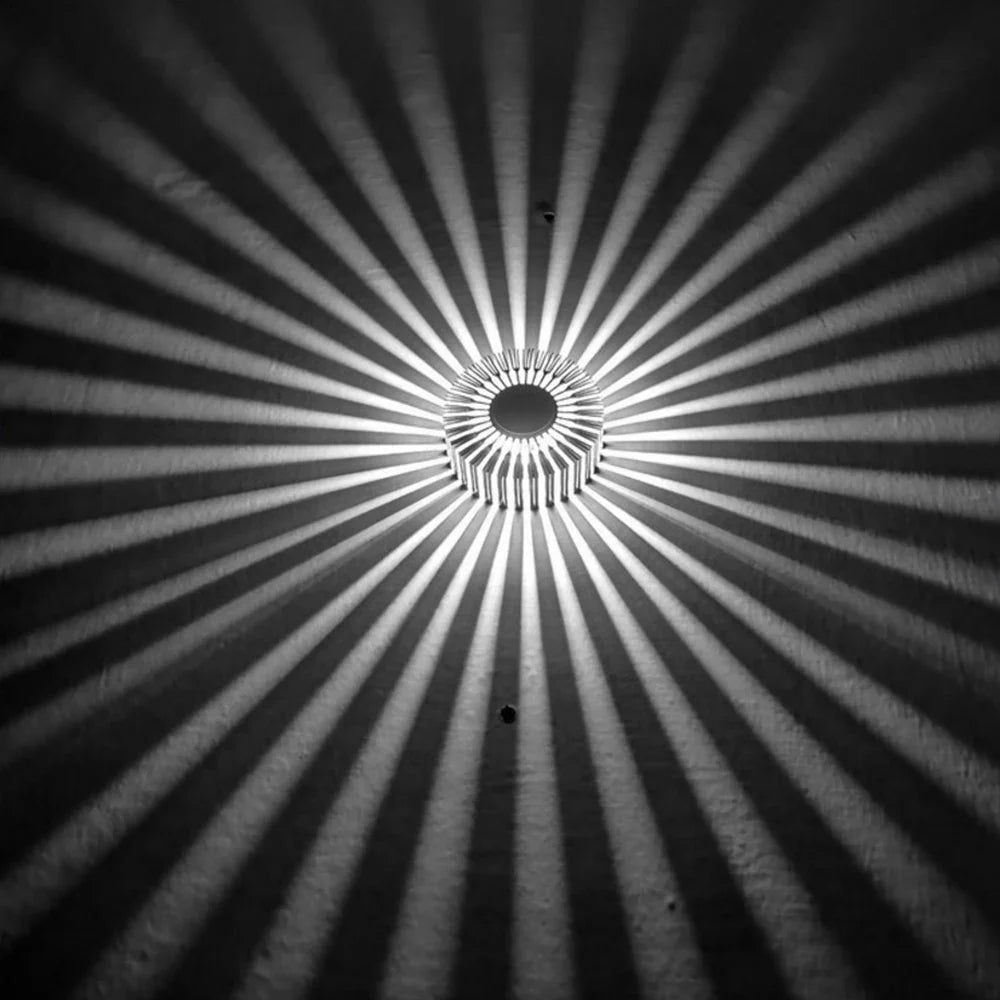 Sunflower LED Wall Lamp RGB Projection Corridor Indoor Creative Light 3W