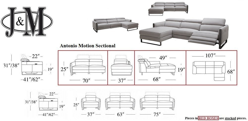 Antonio Modern Motion Sectional J&M