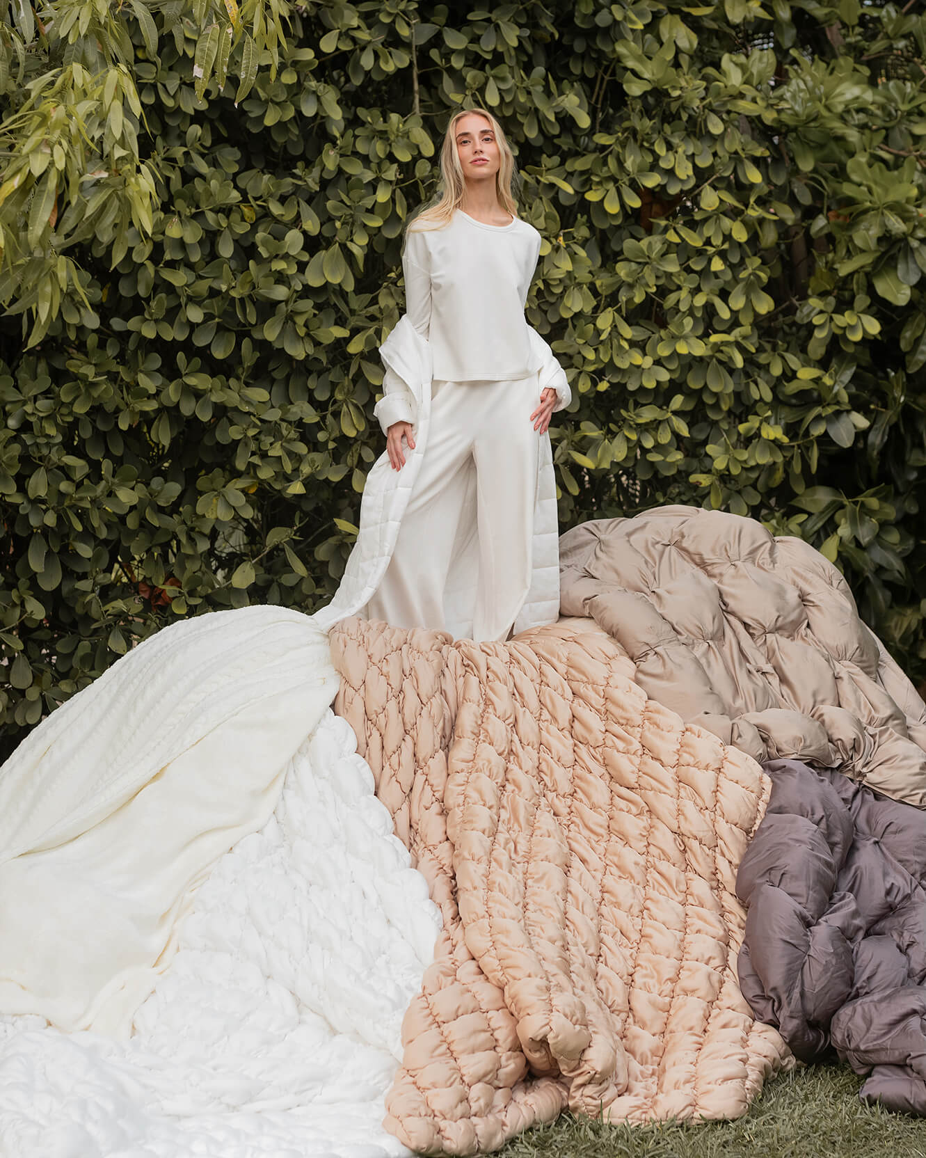 Organic French Terry Long-Sleeved Top