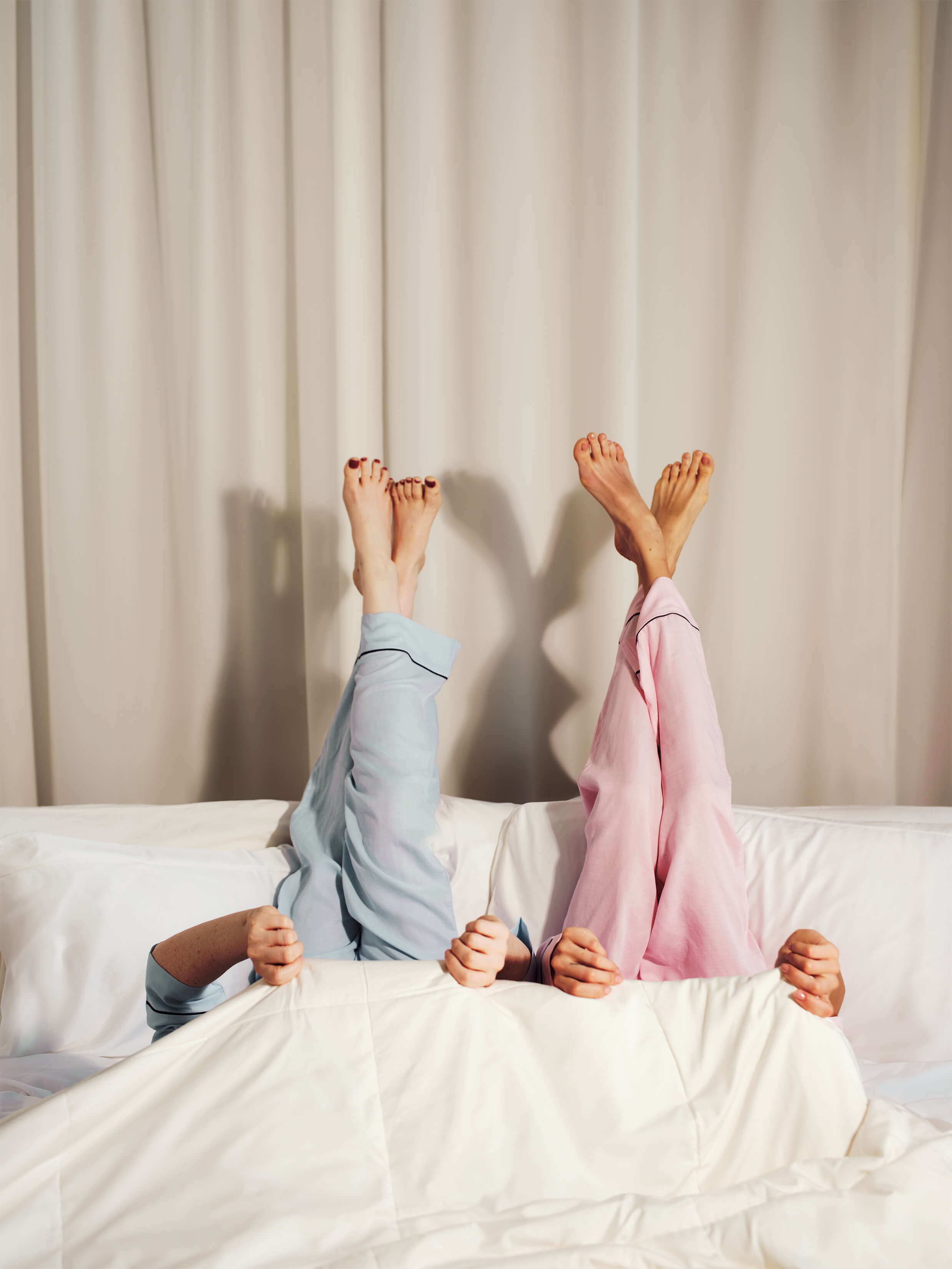 Woven Cotton Long Pajama Set