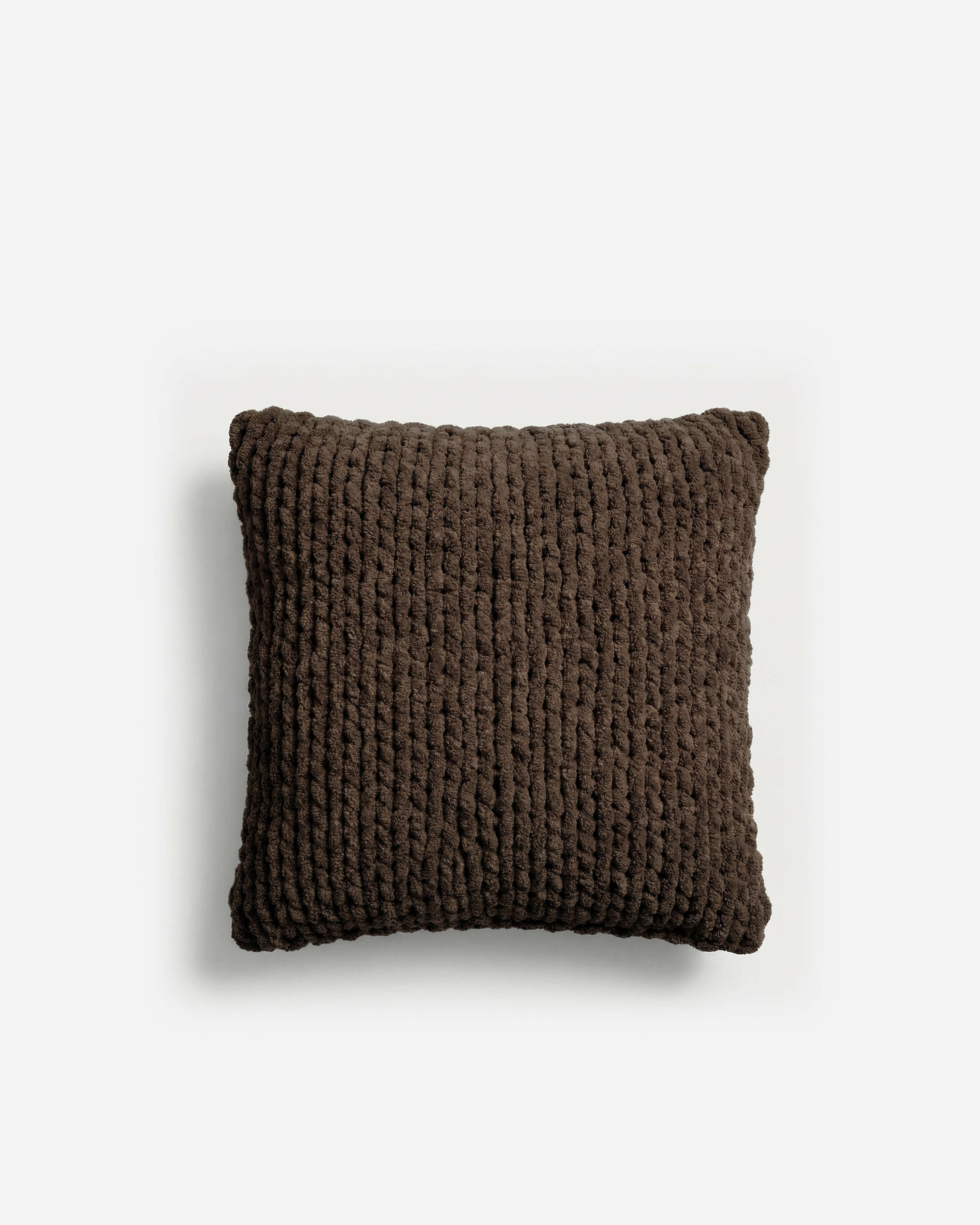 Snug Chunky Knit Throw Pillow