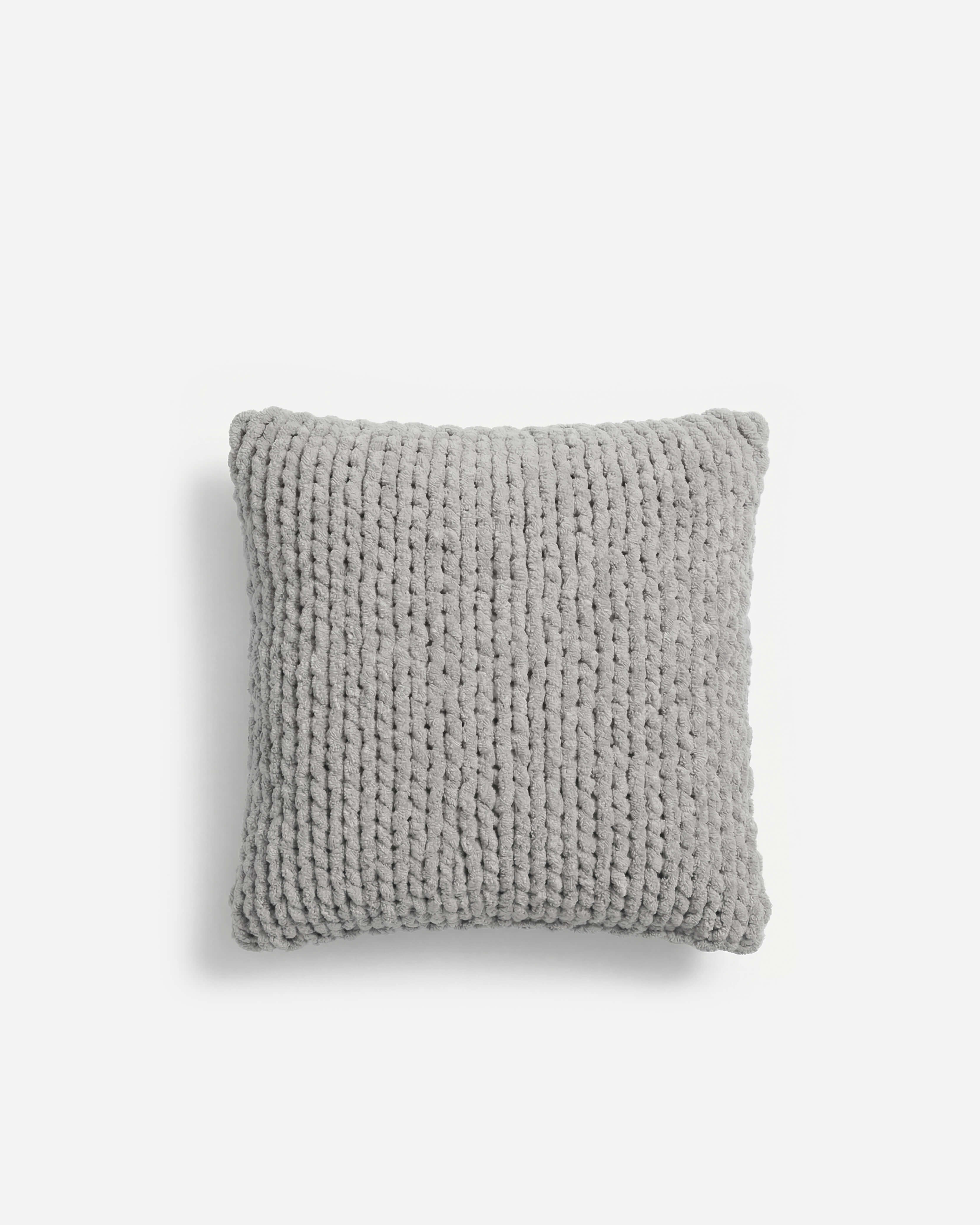 Snug Chunky Knit Throw Pillow