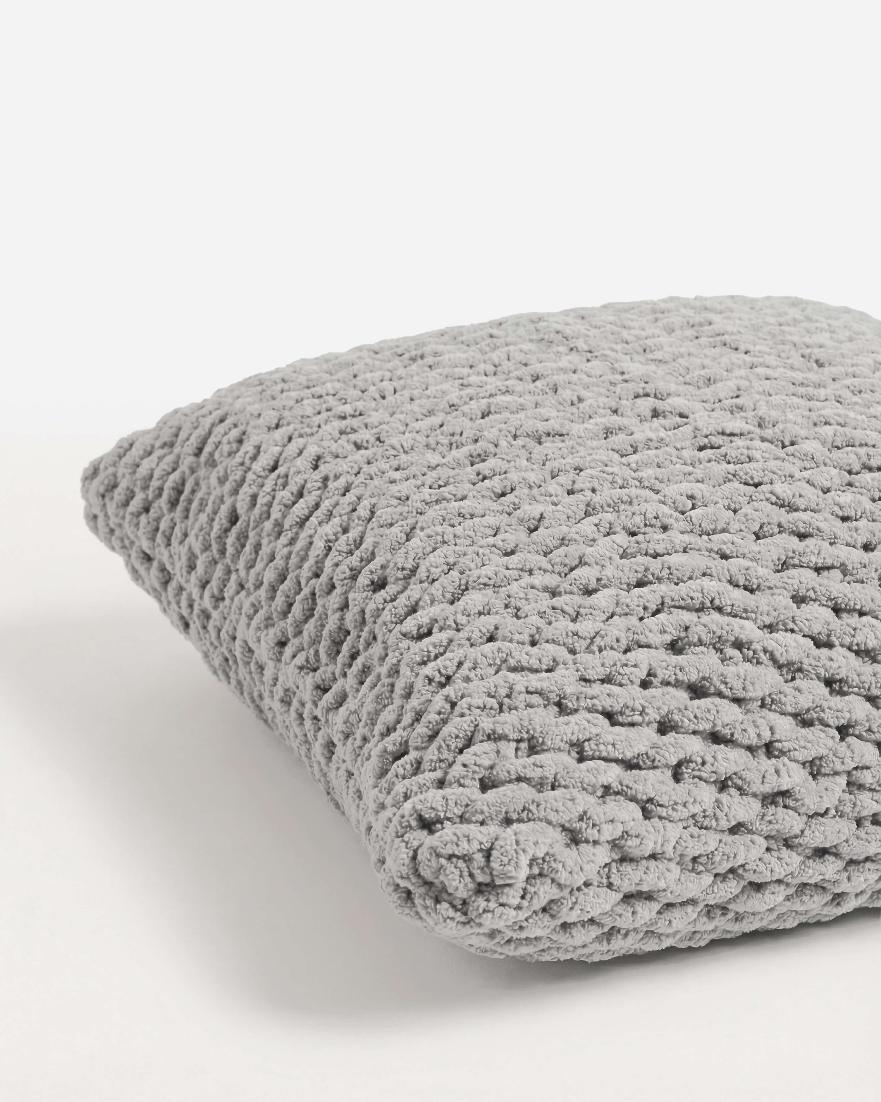 Snug Chunky Knit Throw Pillow