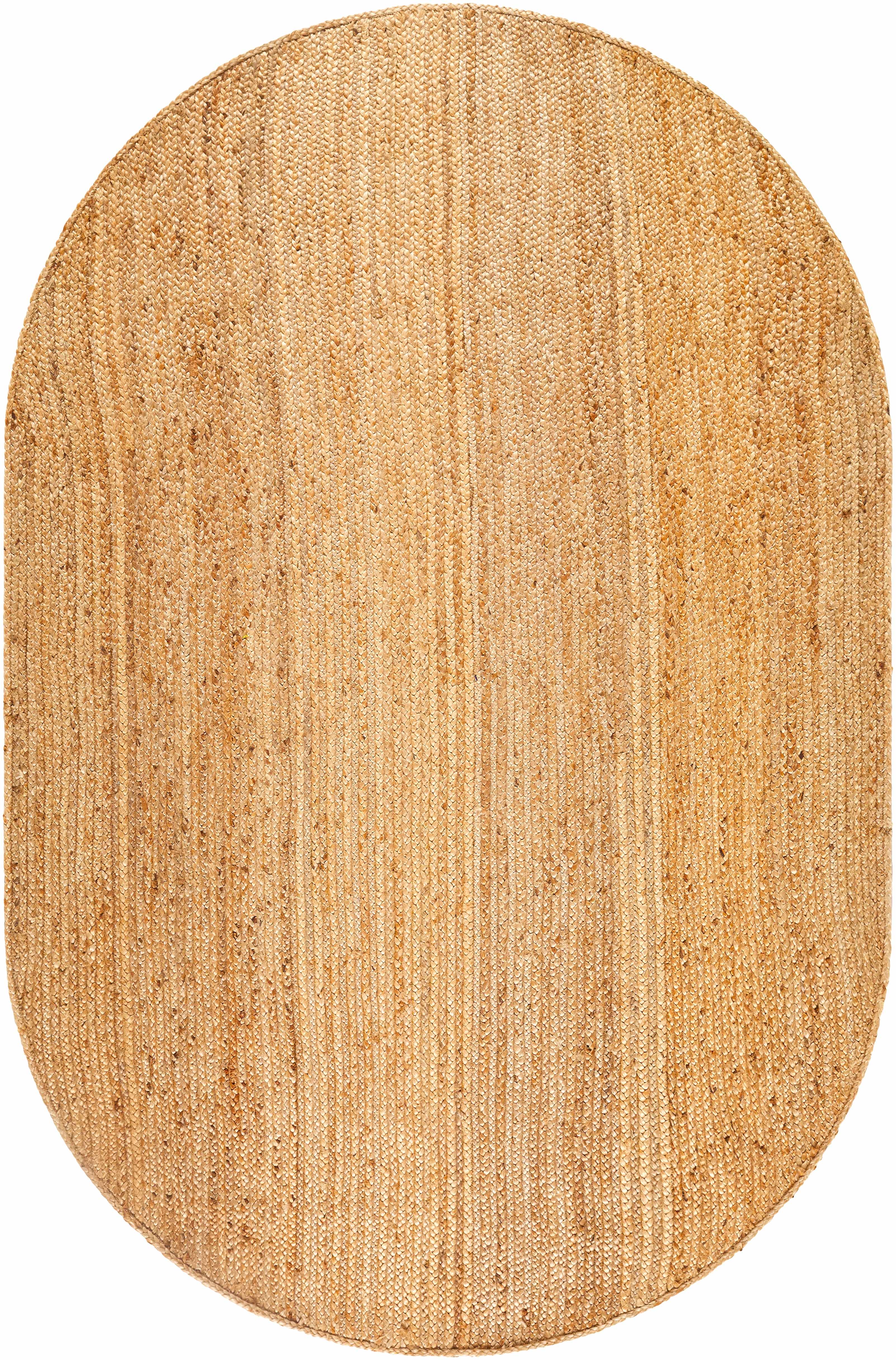 Shippagan Tan Jute Braided Rug