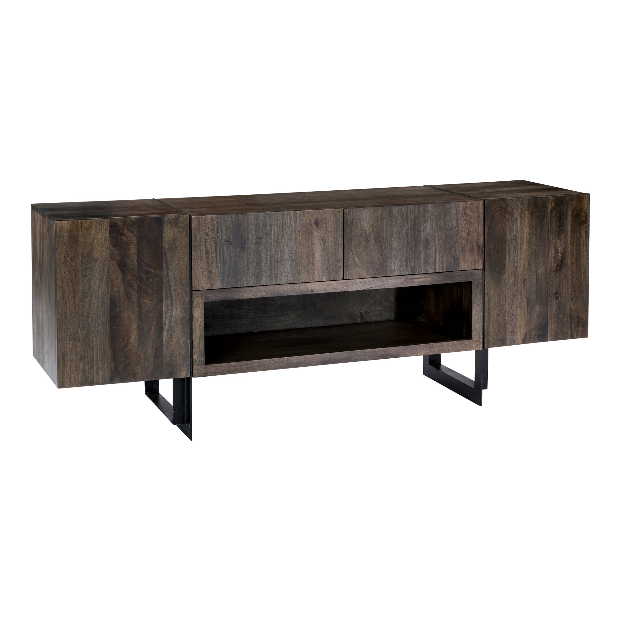 Tiburon Media Cabinet Natural - Moes Home