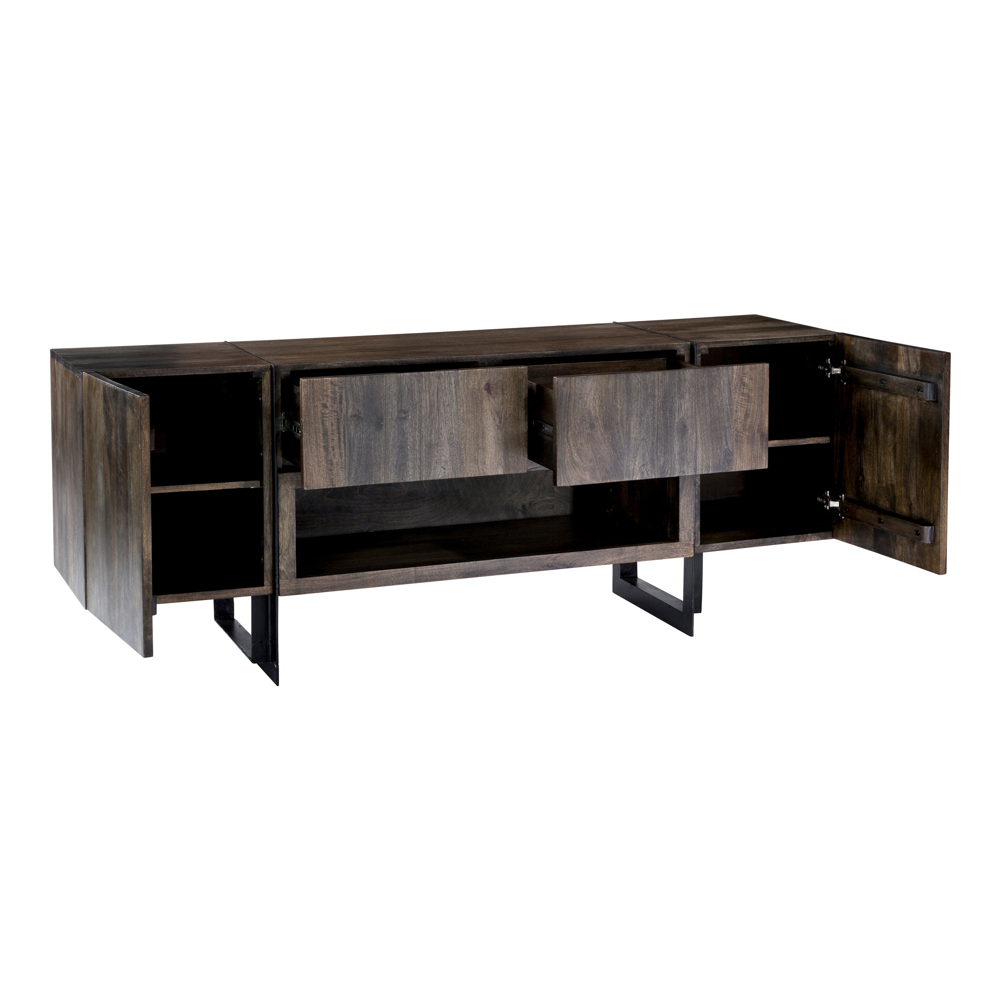 Tiburon Media Cabinet Natural - Moes Home