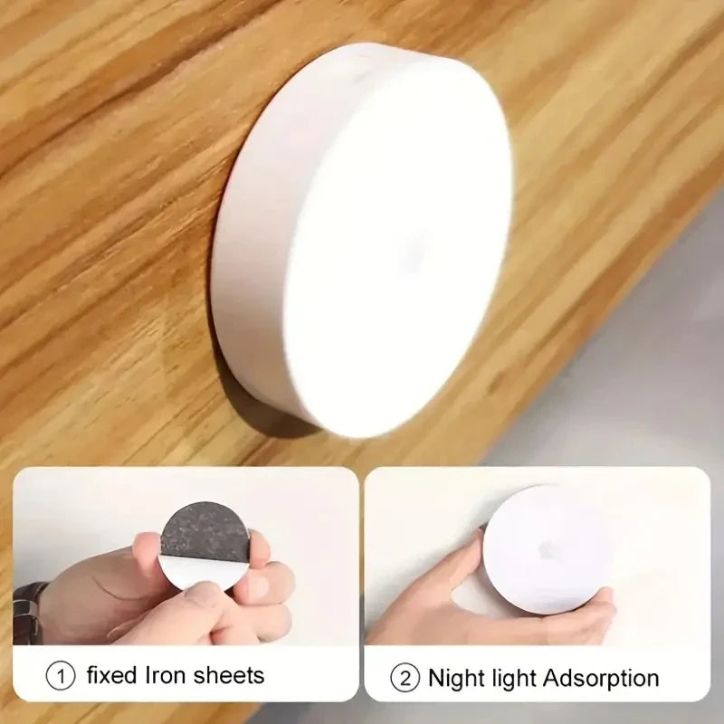 Wireless LED Button Night Light – Motion Sensor Lamp for Bedroom, Closet, Stairs