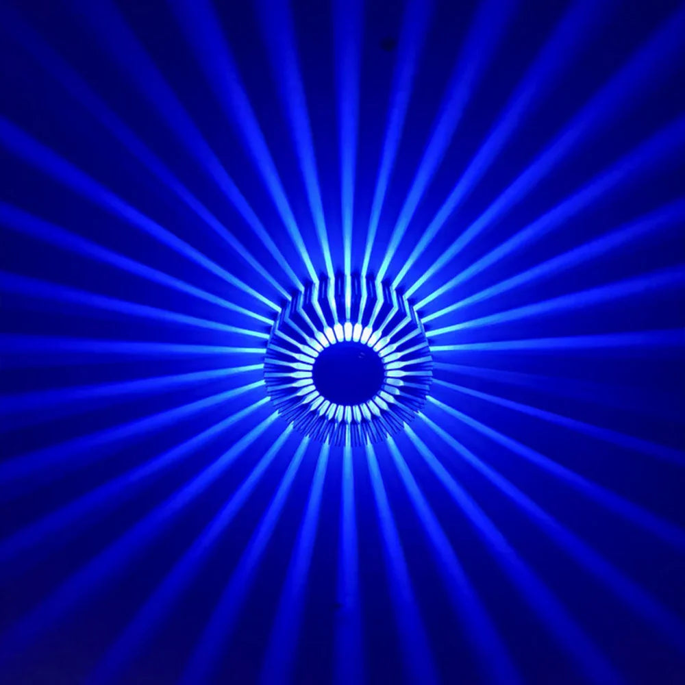 Sunflower LED Wall Lamp RGB Projection Corridor Indoor Creative Light 3W