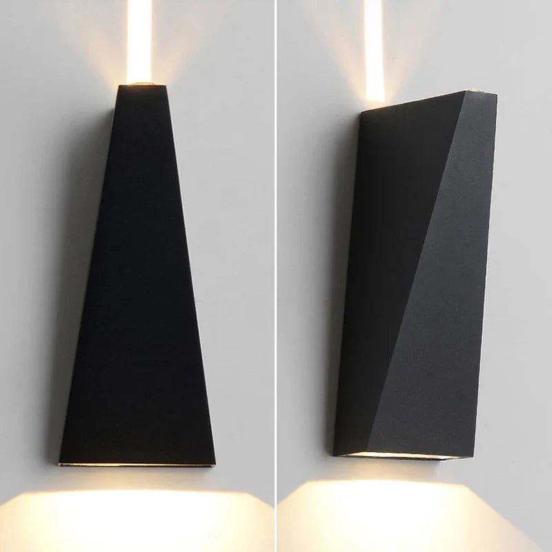 IP65 Waterproof LED Outdoor Wall Sconce Aluminum Porch Garden Modern Light
