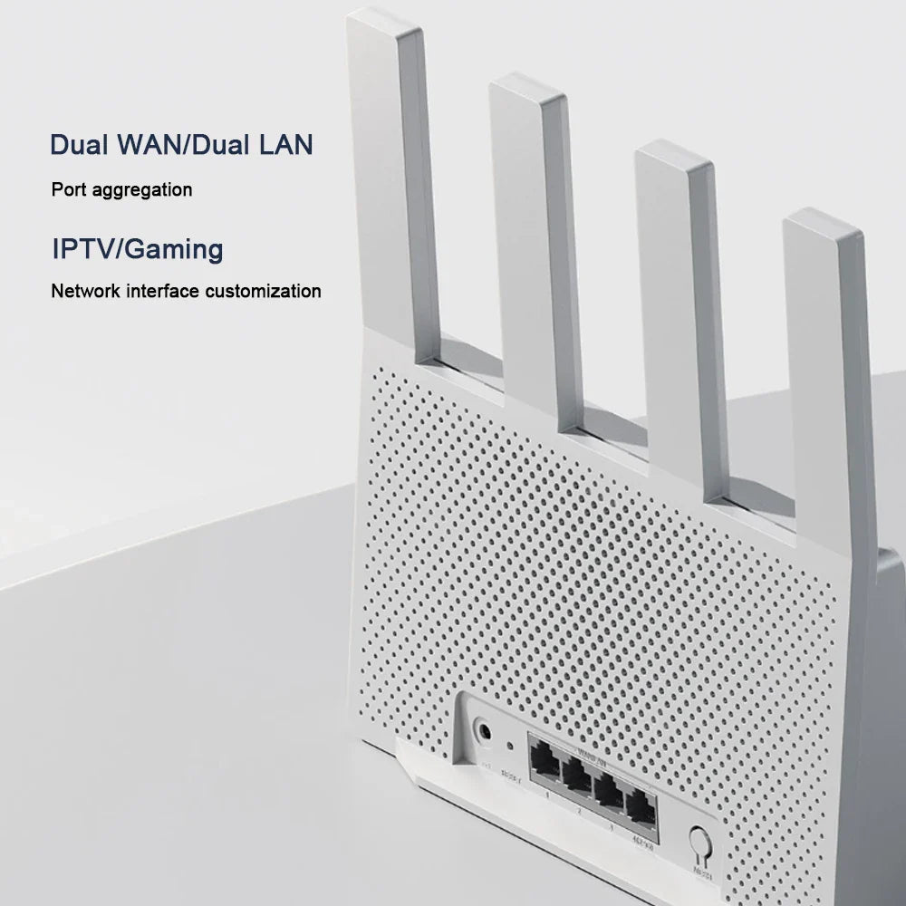 WiFi 7 BE3600 Dual Band Gaming Router 3570Mbps Mesh VPN Dual WAN LAN