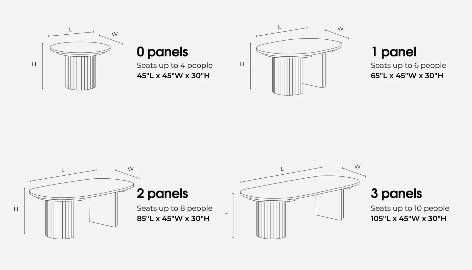 Transformer Round Dining Table