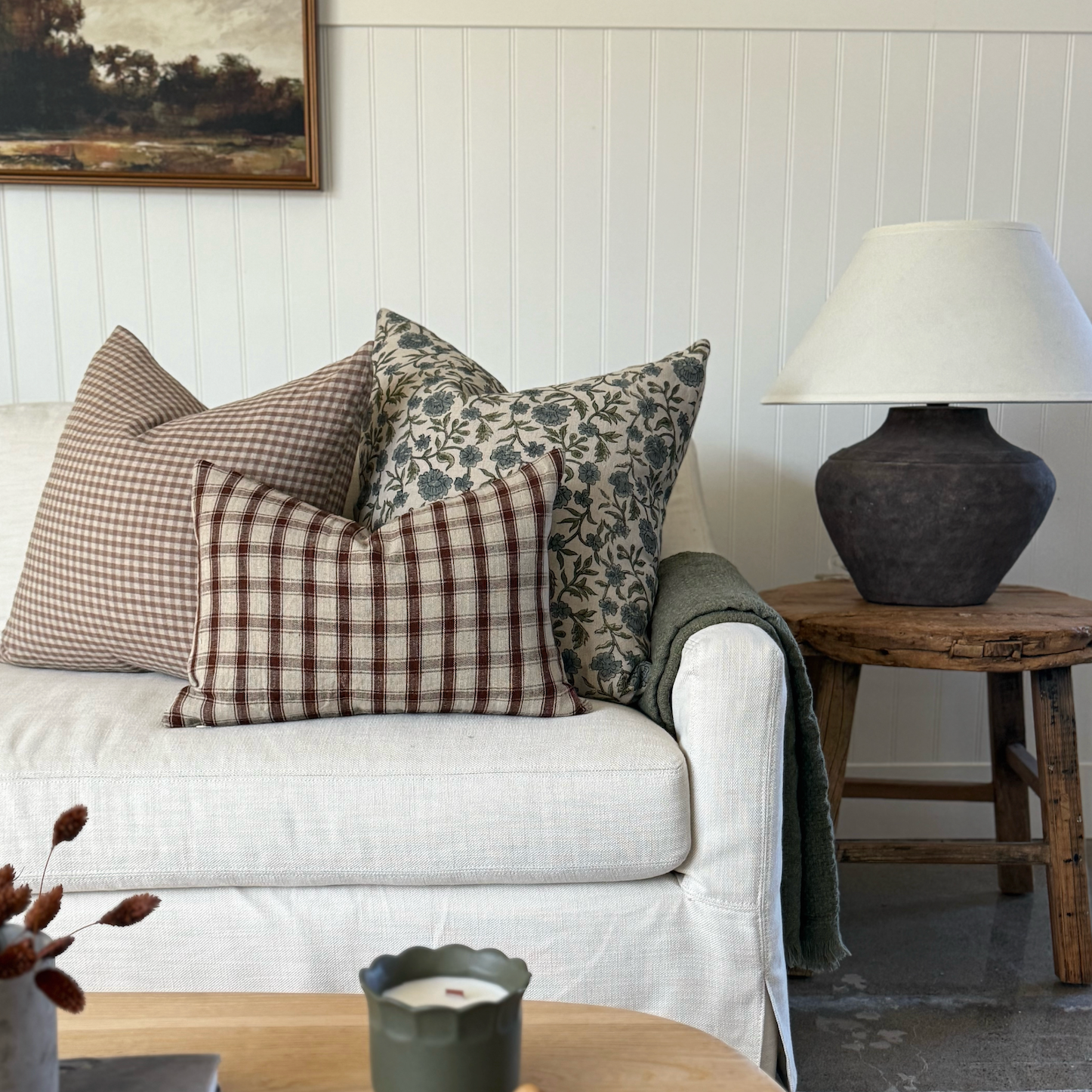 Hattie Floral Pillow Cover