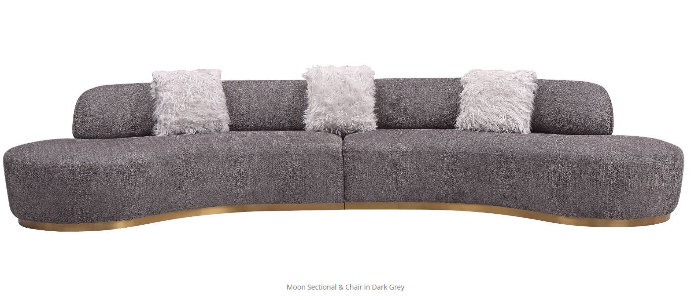 Moon Sectional Sofa & Chair Set J&M