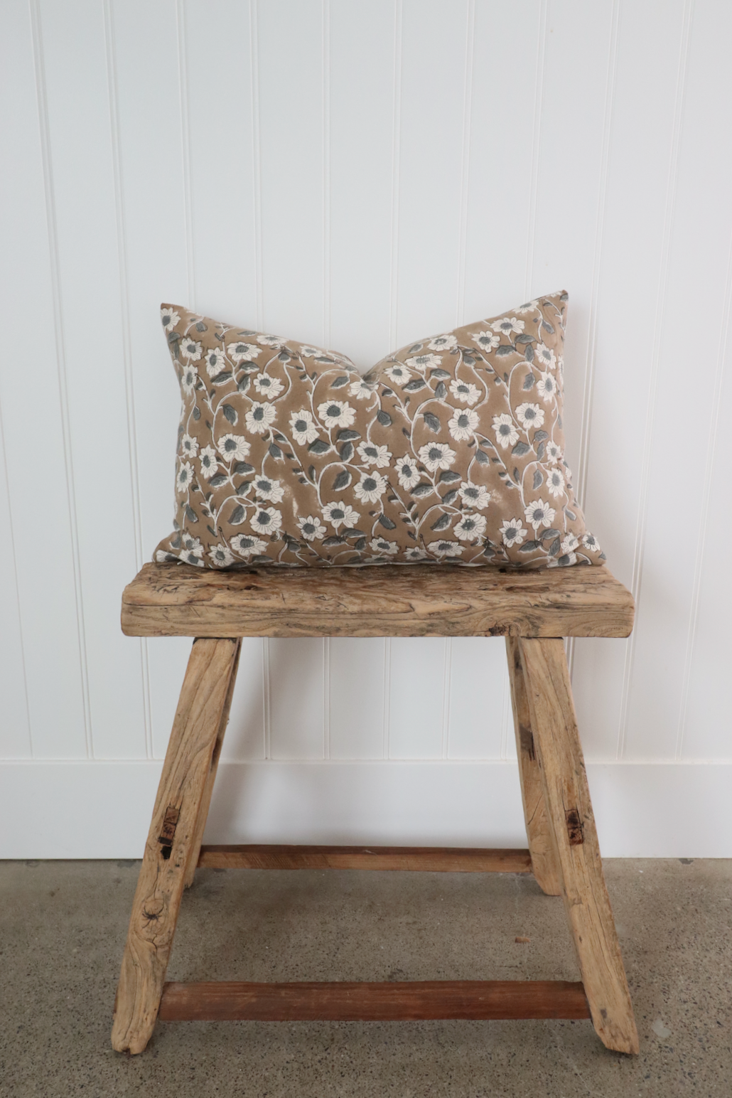 Poppy Floral Pillow Cover