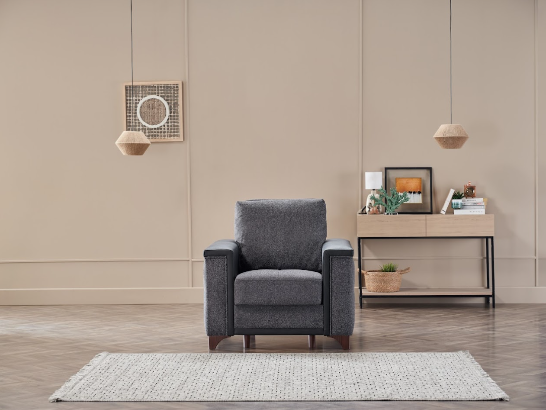 Charlotte Sleeper Sofa Bed – 93" Wide with Storage & Zero Wall Mechanism | Modern Convertible Sofa