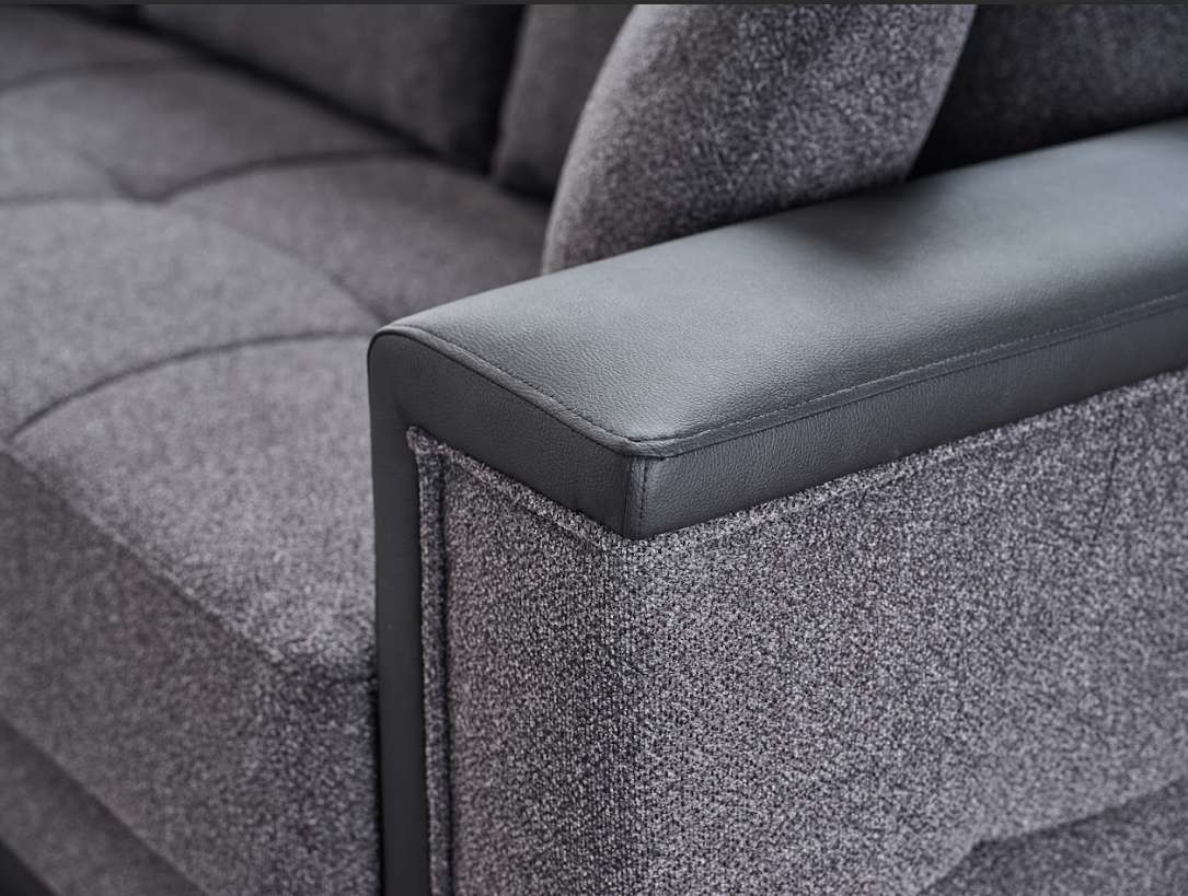 Charlotte Sleeper Sofa Bed – 93" Wide with Storage & Zero Wall Mechanism | Modern Convertible Sofa