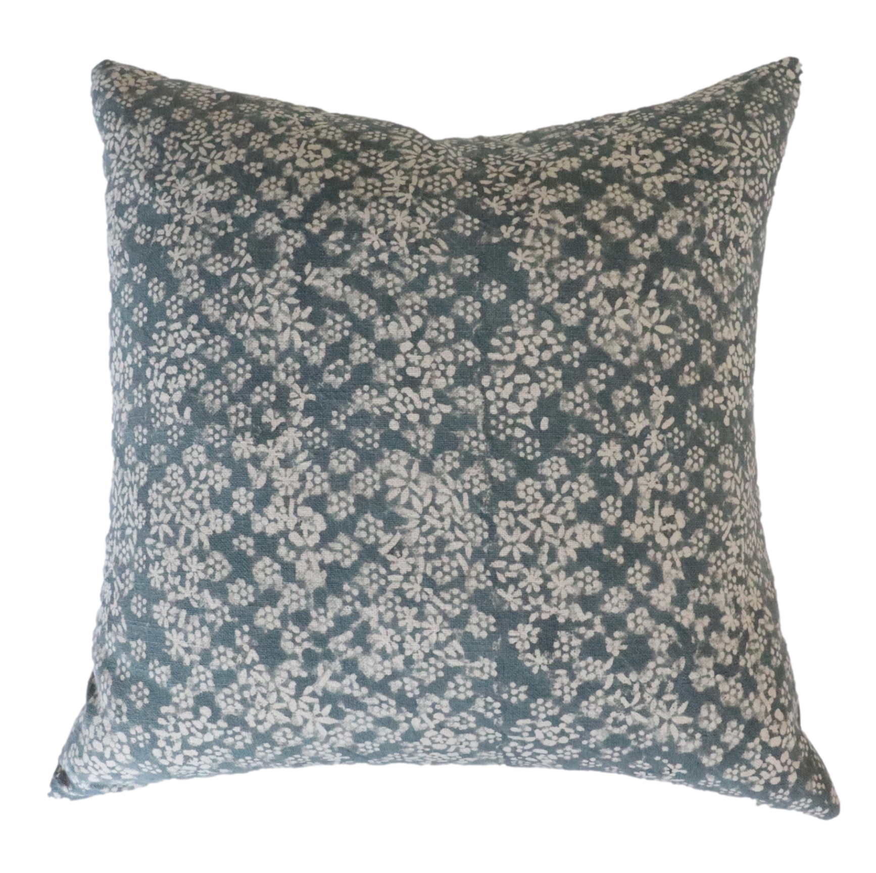 Ivy Blue Floral Pillow Cover