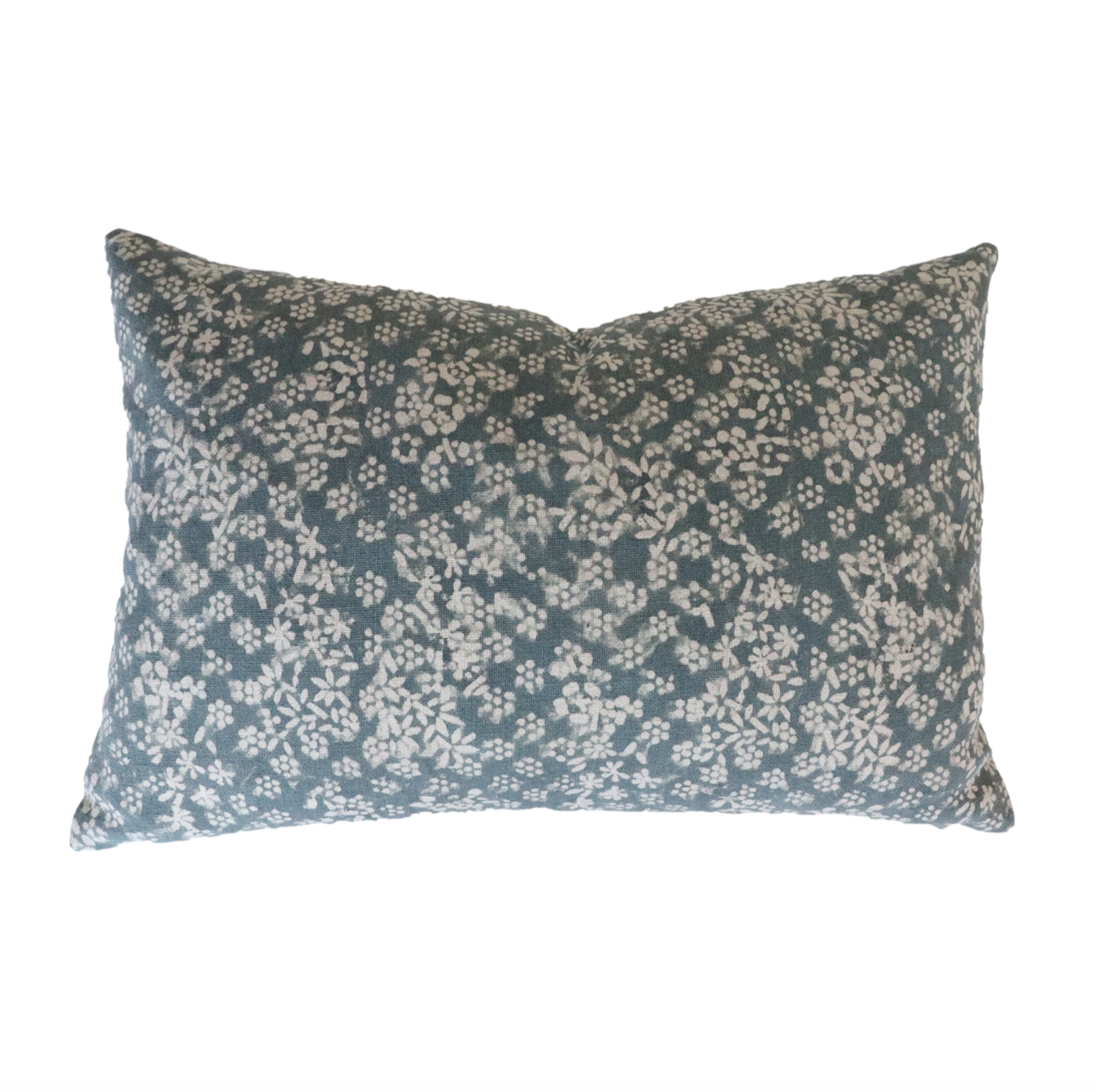 Ivy Blue Floral Pillow Cover
