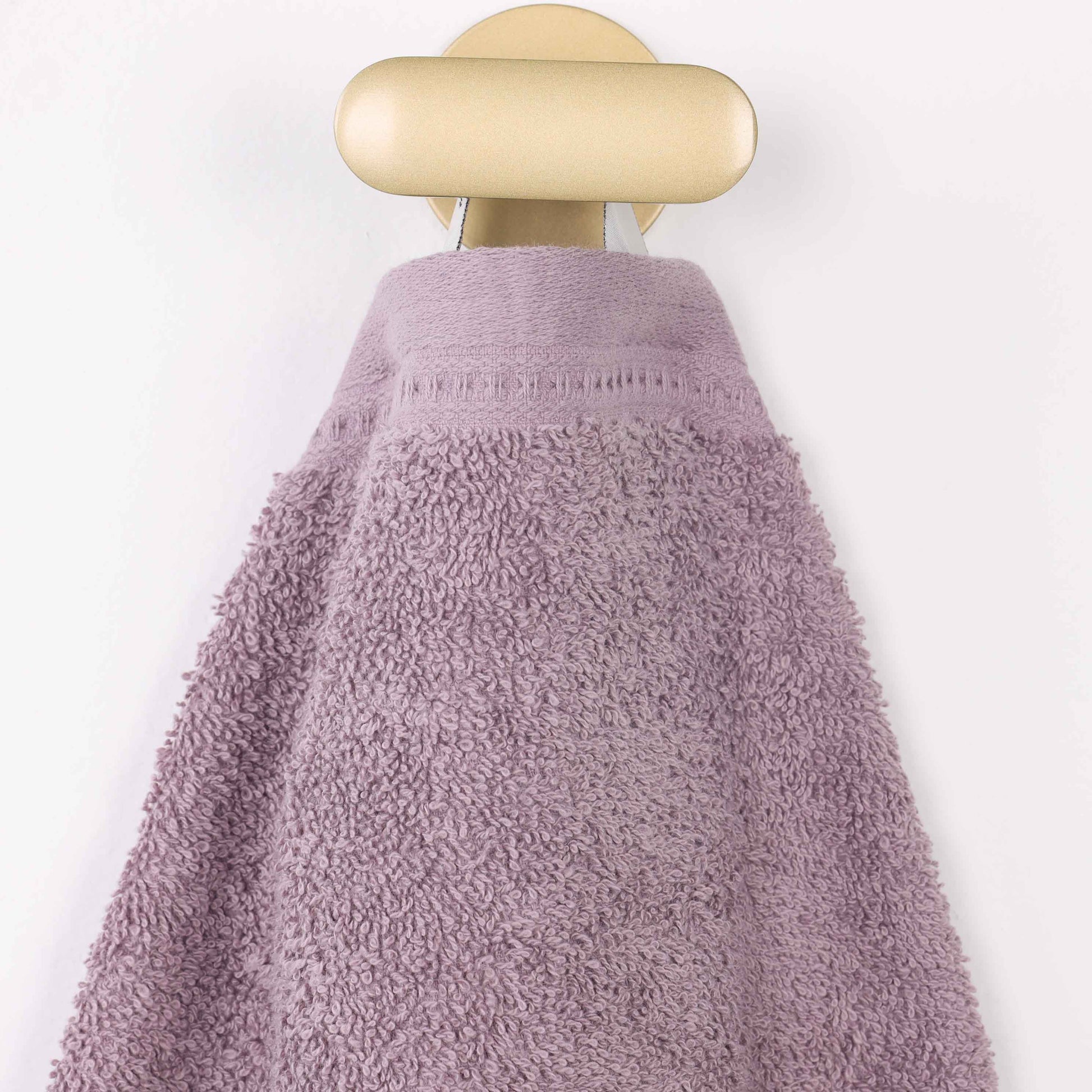 Honeycomb Textured Waffle Border Cotton Bath Towels, Set of 4 - Bath Towel by Superior Brand