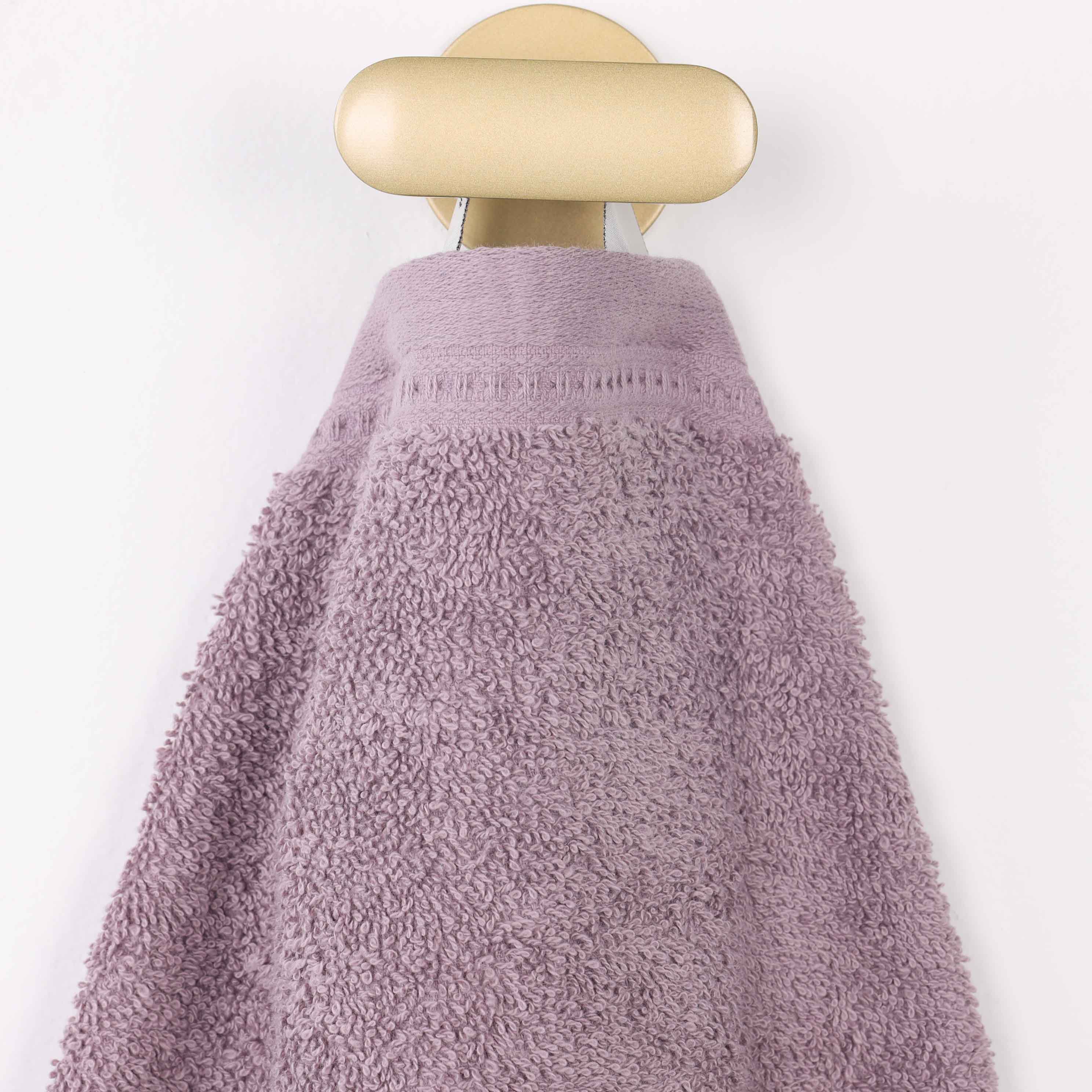 Honeycomb Textured Waffle Border Cotton Bath Towels, Set of 4 - Bath Towel by Superior Brand