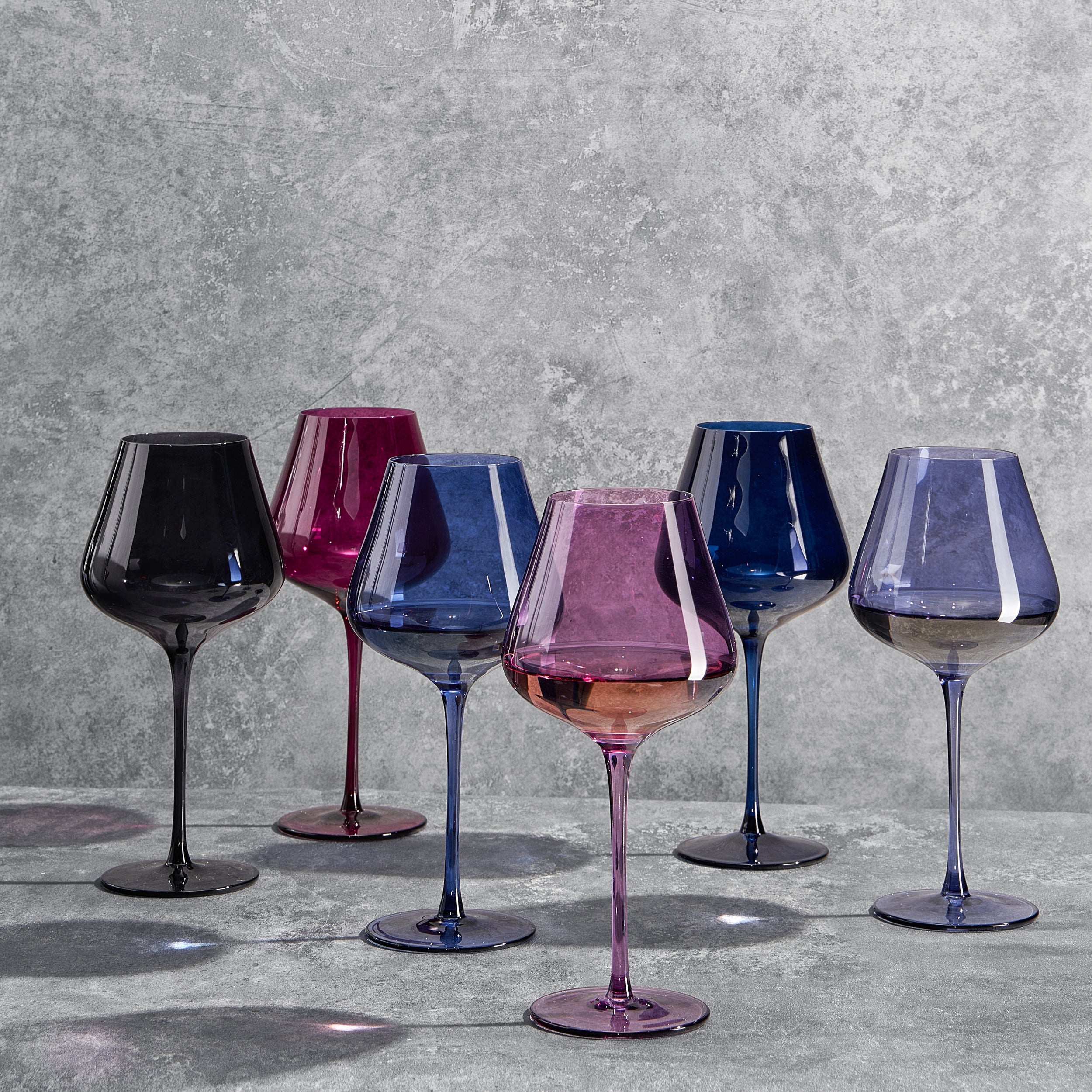 Fortuna Stemmed Wine Glassware, Set of 6