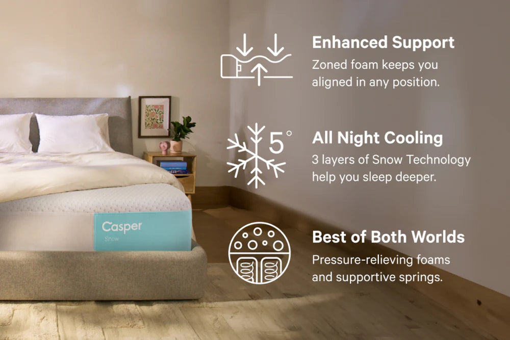 Casper Snow Hybrid Mattress