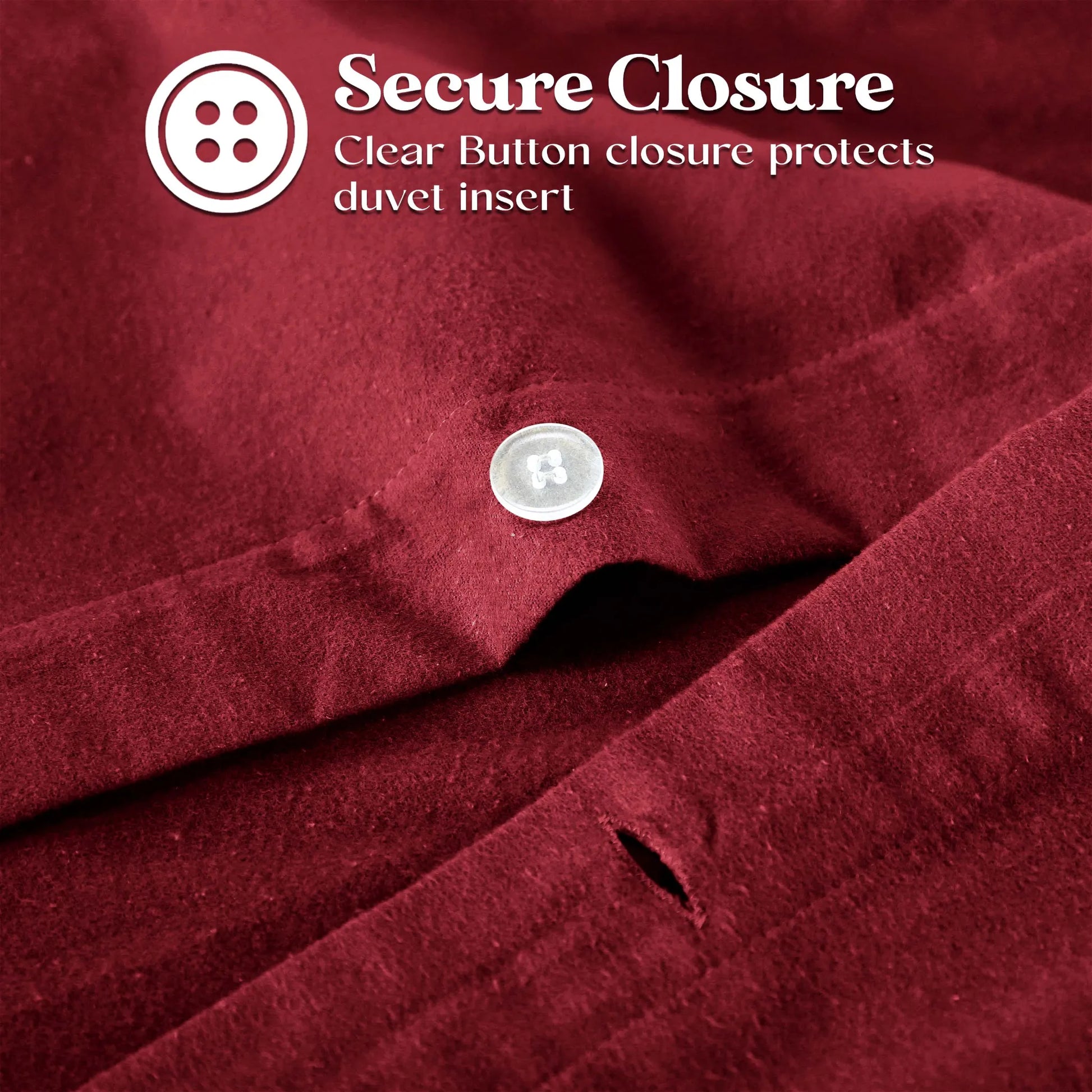 Flannel Cotton Modern Solid Fuzzy Duvet Cover Set With Pillow Shams - Duvet Cover Set by Superior Brand