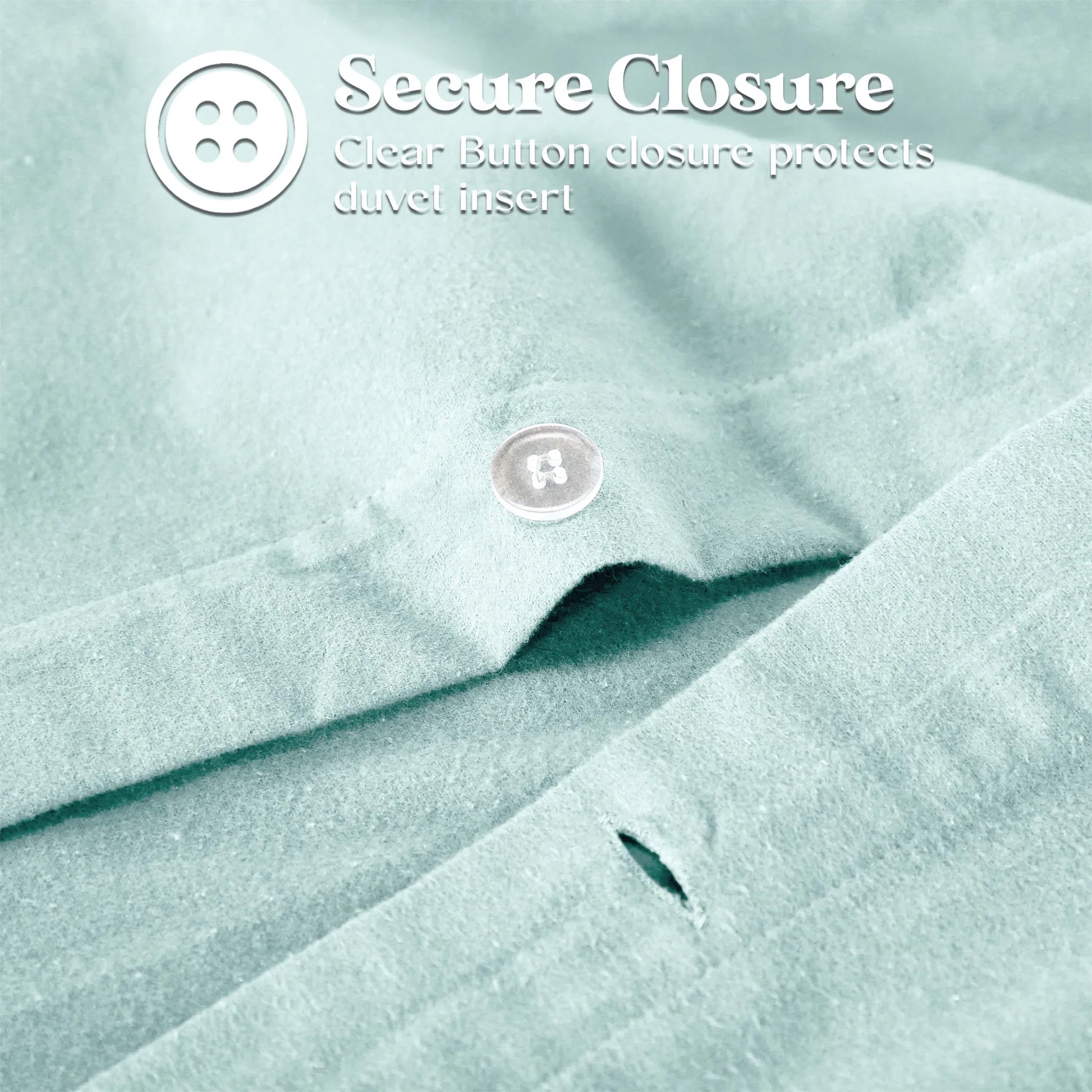 Flannel Cotton Modern Solid Fuzzy Duvet Cover Set With Pillow Shams - Duvet Cover Set by Superior Brand