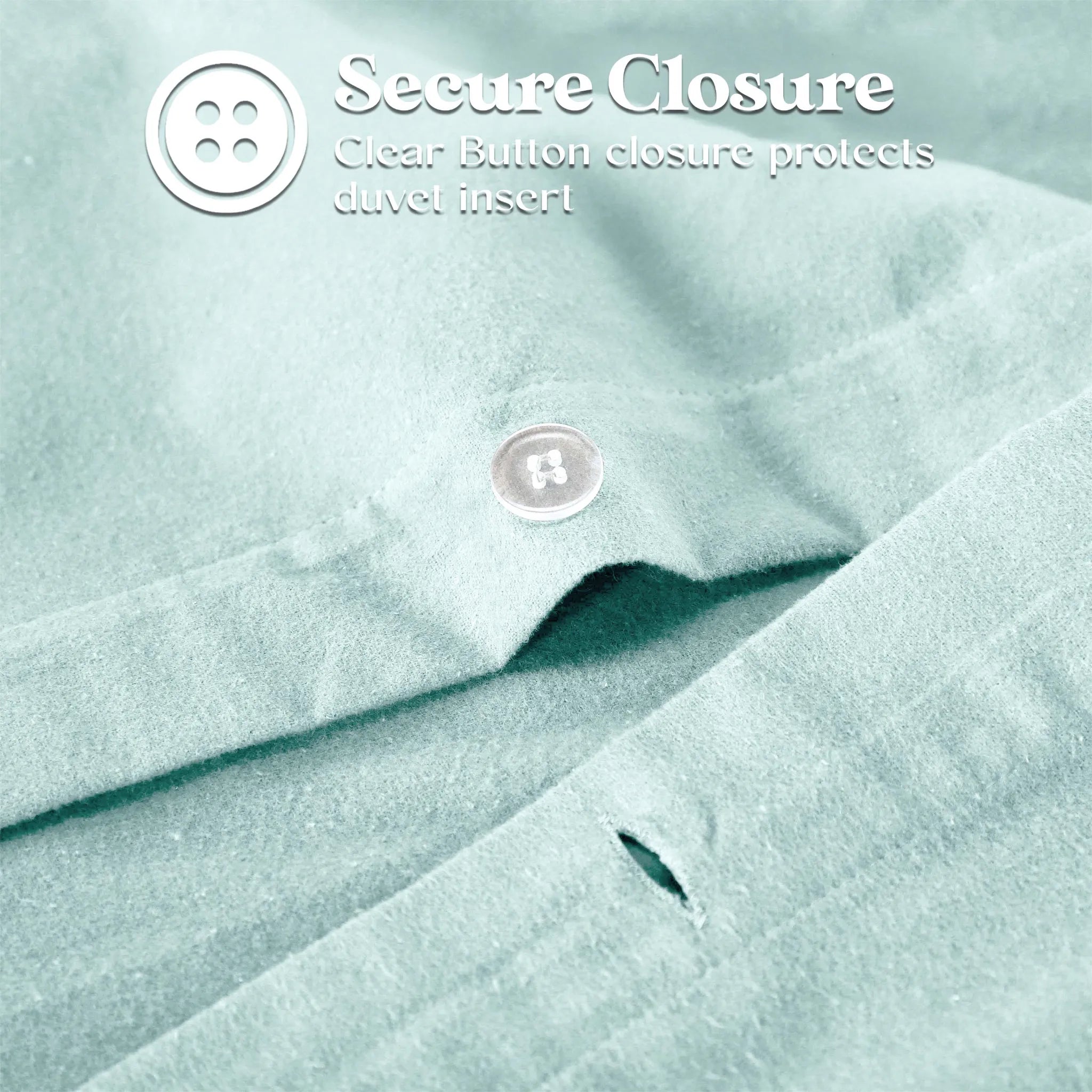 Flannel Cotton Modern Solid Fuzzy Duvet Cover Set With Pillow Shams - Duvet Cover Set by Superior Brand