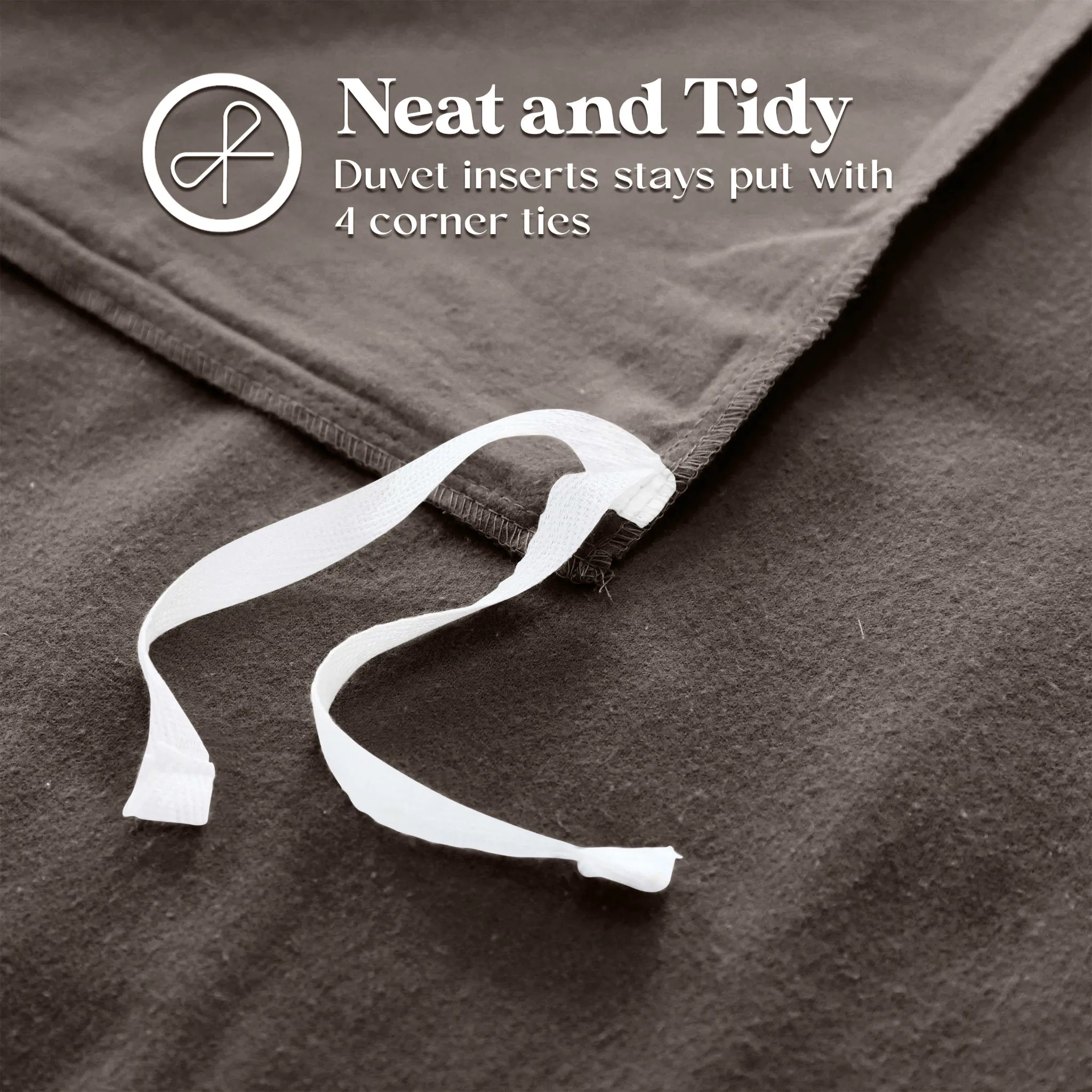 Flannel Cotton Modern Solid Fuzzy Duvet Cover Set With Pillow Shams - Duvet Cover Set by Superior Brand