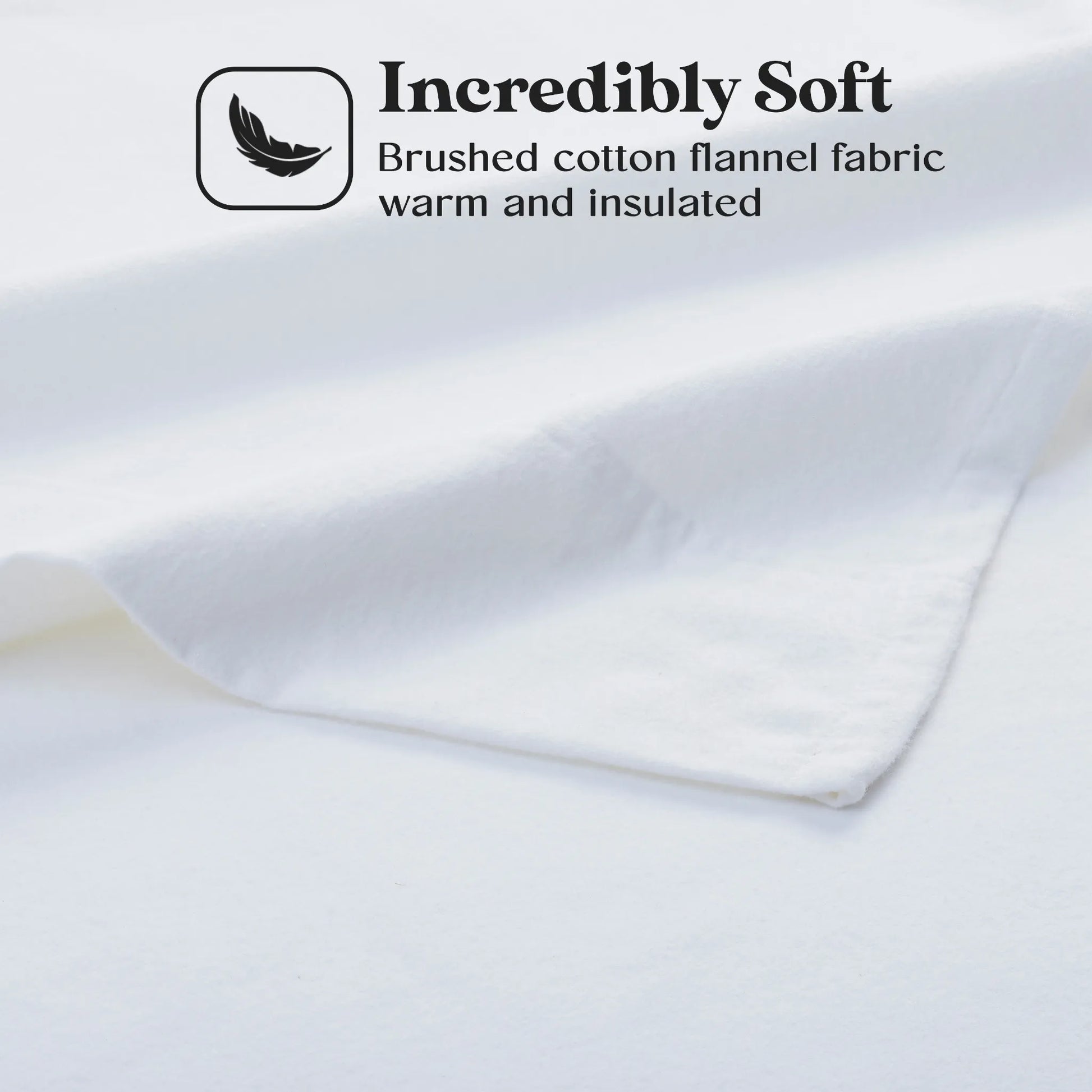100% Cotton Flannel Solid Deep Pocket Bed Sheet Set - Sheet Set by Superior Brand