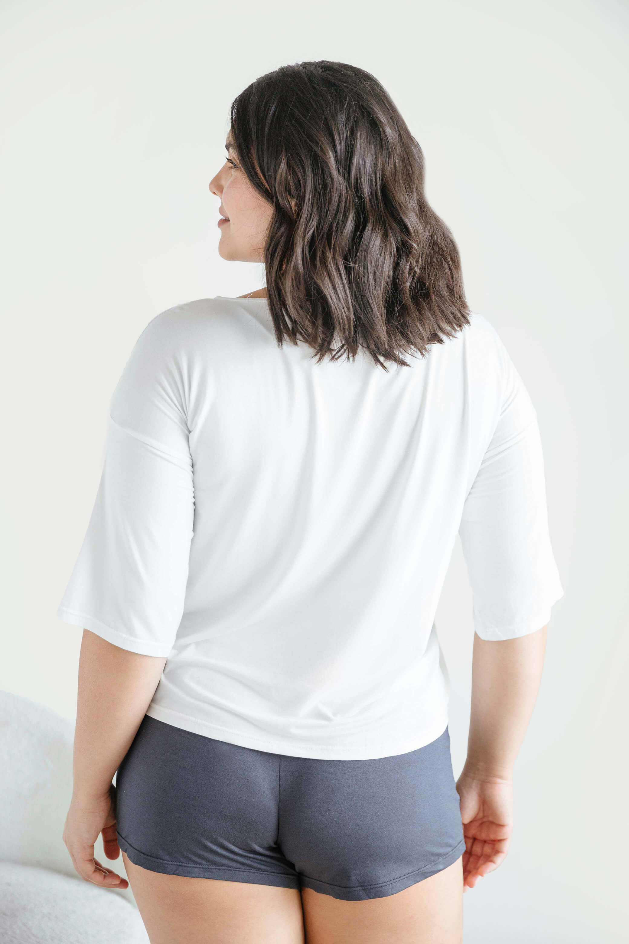Naked Modal Boatneck Tee | Last Chance
