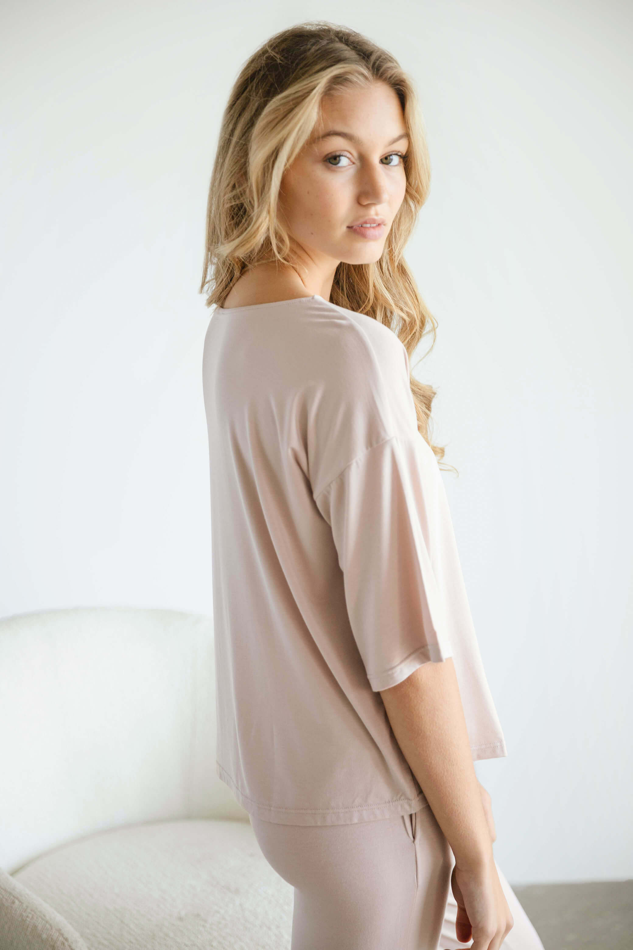 Naked Modal Boatneck Tee | Last Chance