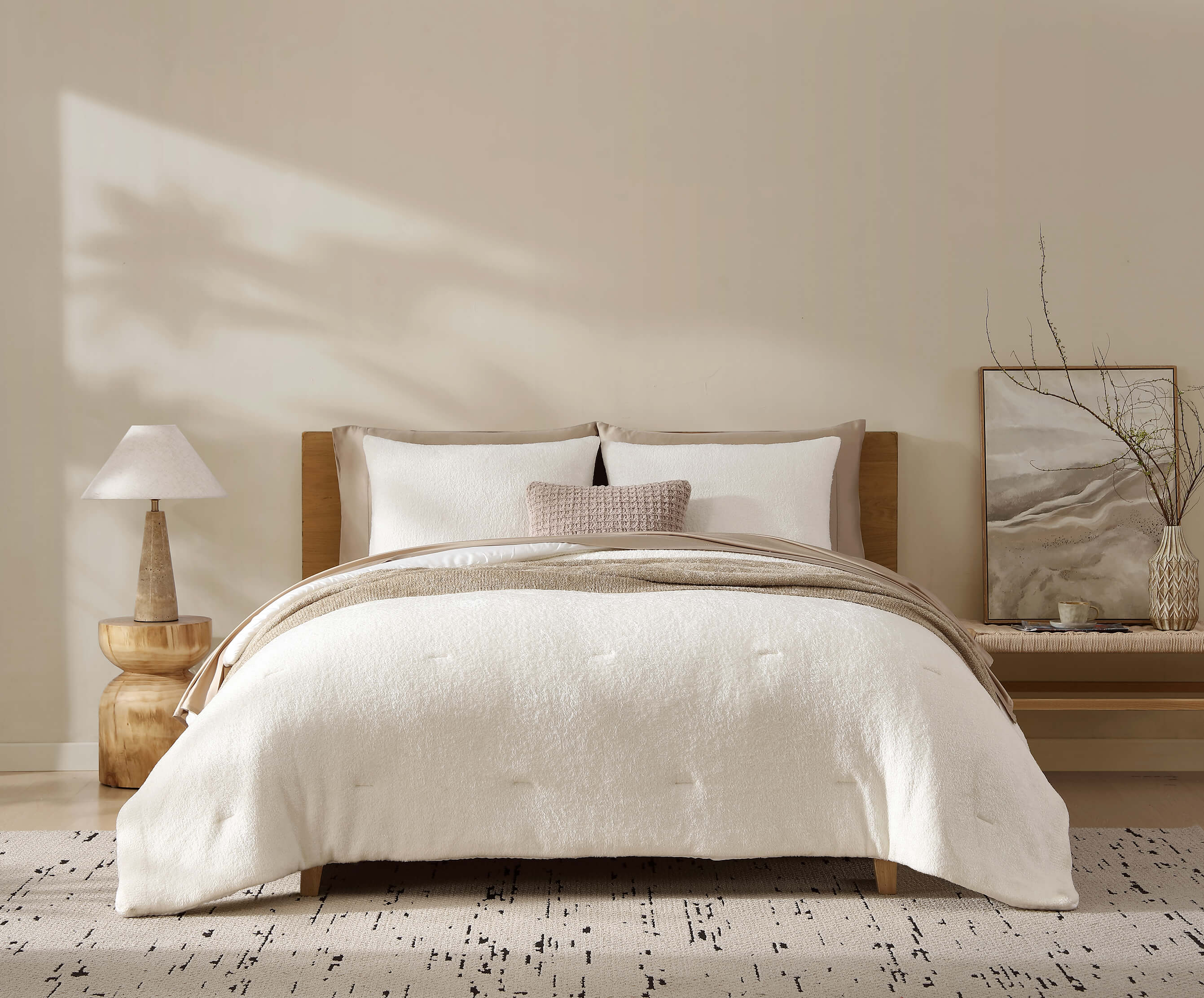 Cloud Silque Stitch Comforter Bundle