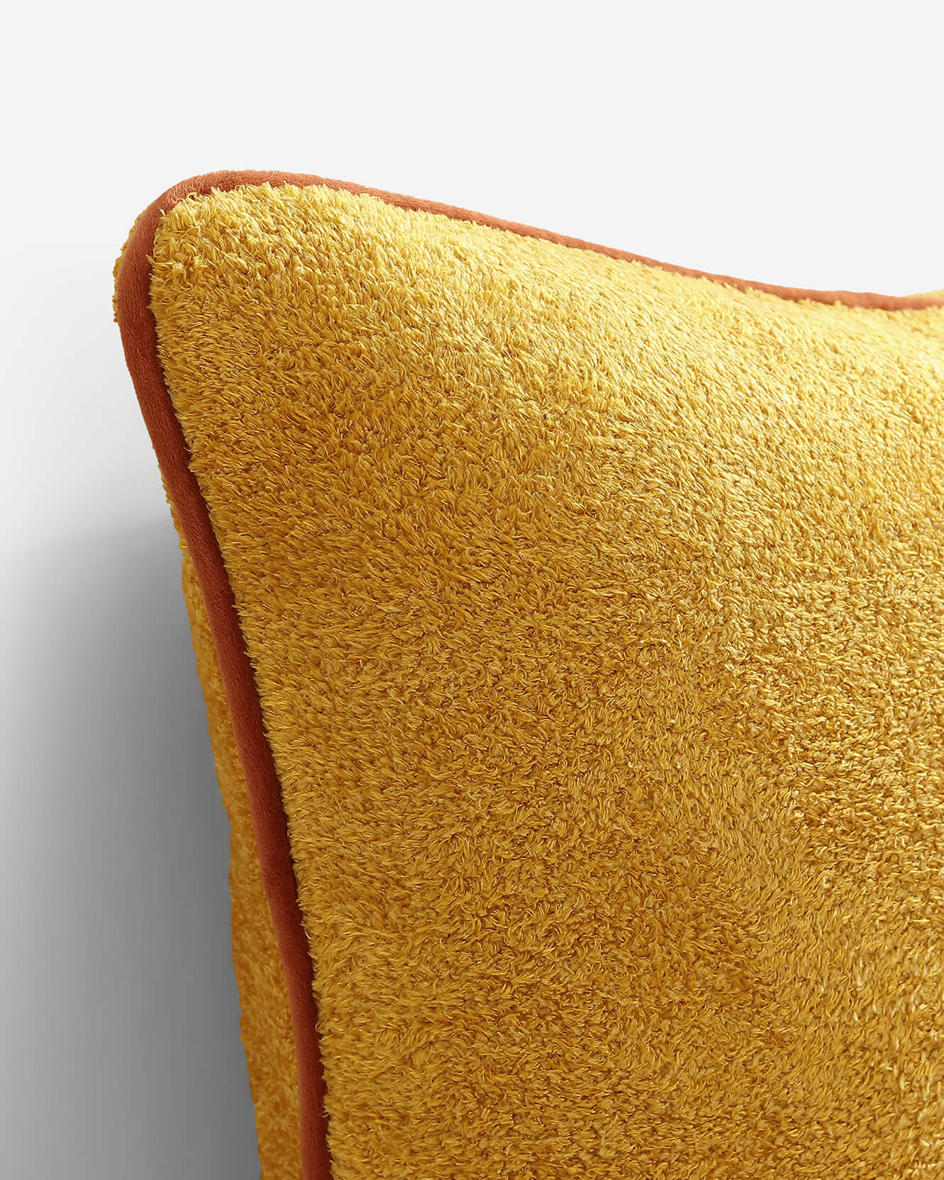 Cloud Silque Throw Pillow with Piping