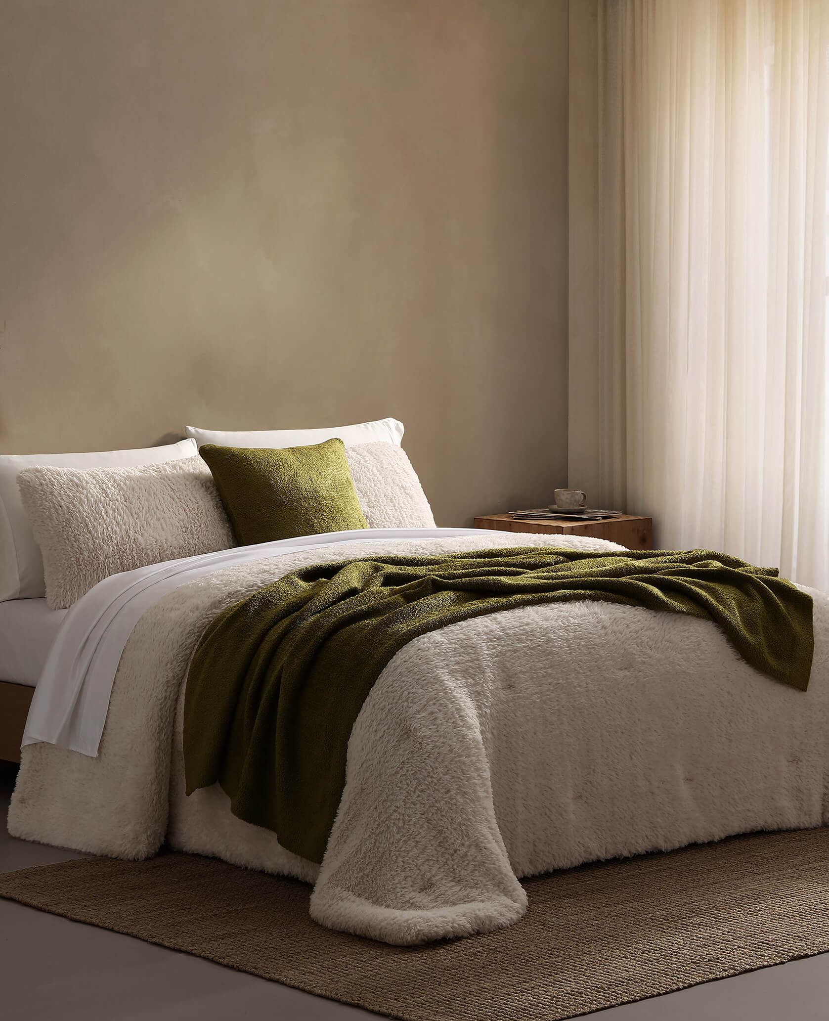 Cloud Silque Pure Throw Pillow