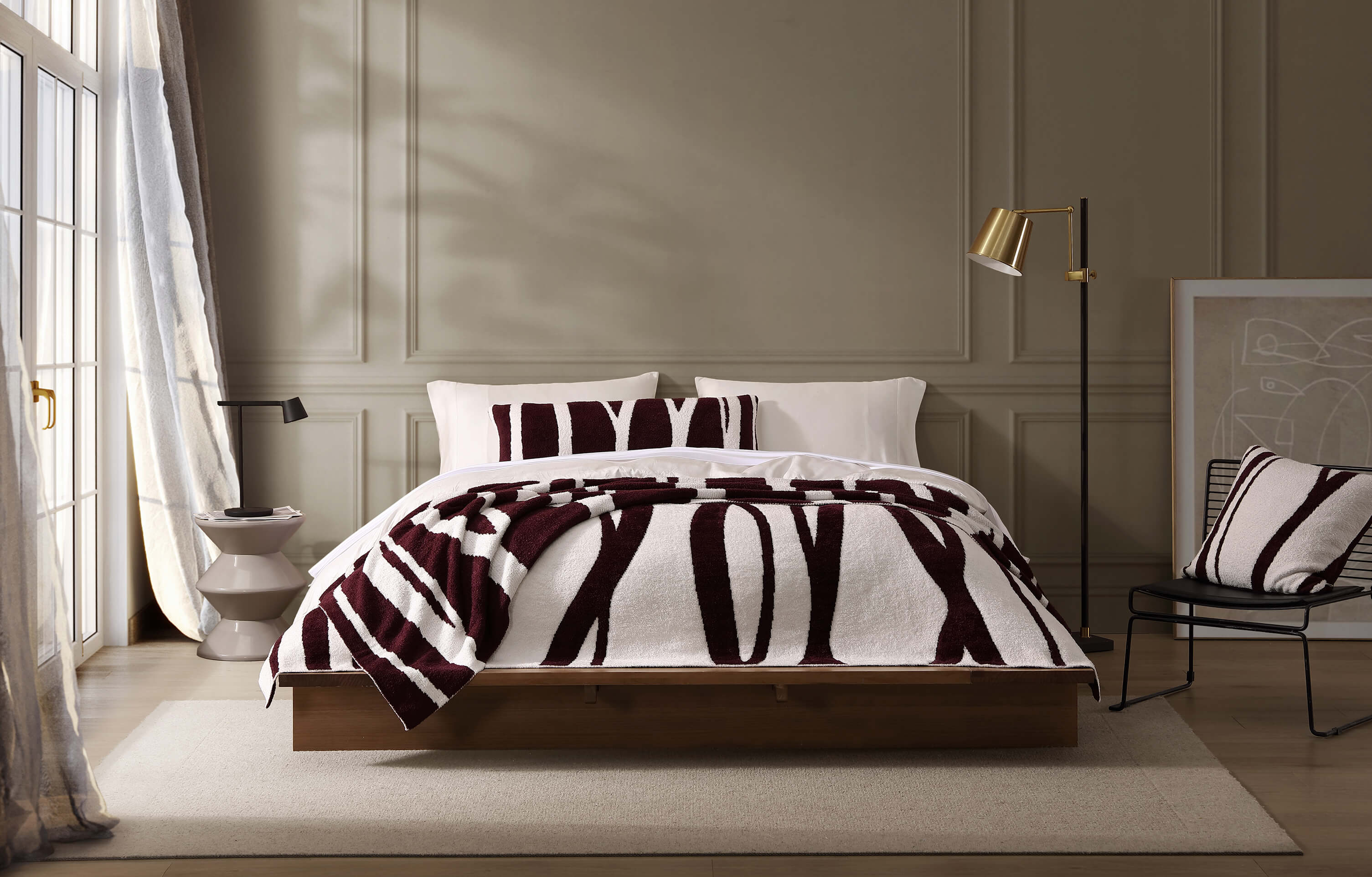 Cloud Silque Woodland Bed Blanket