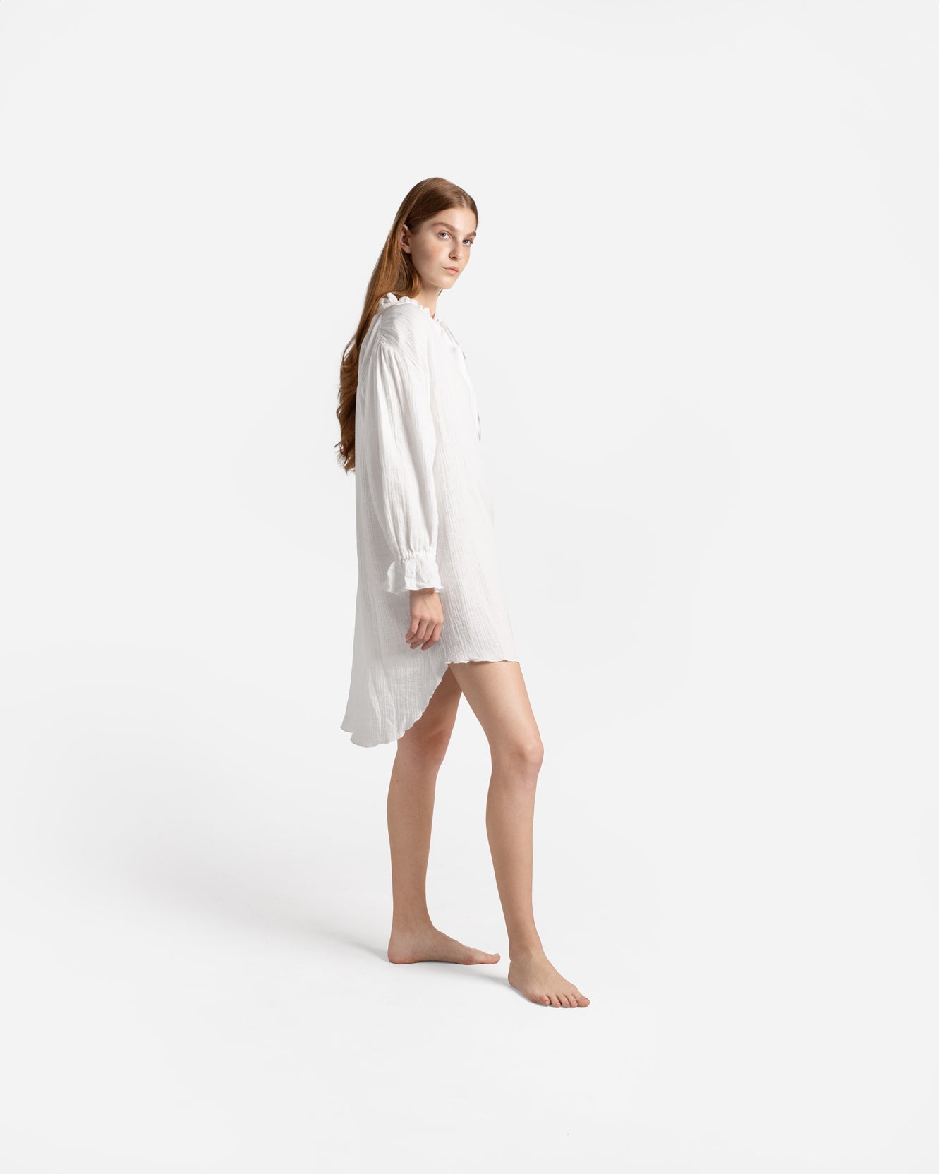 Cotton Breeze Long-Sleeved Chemise