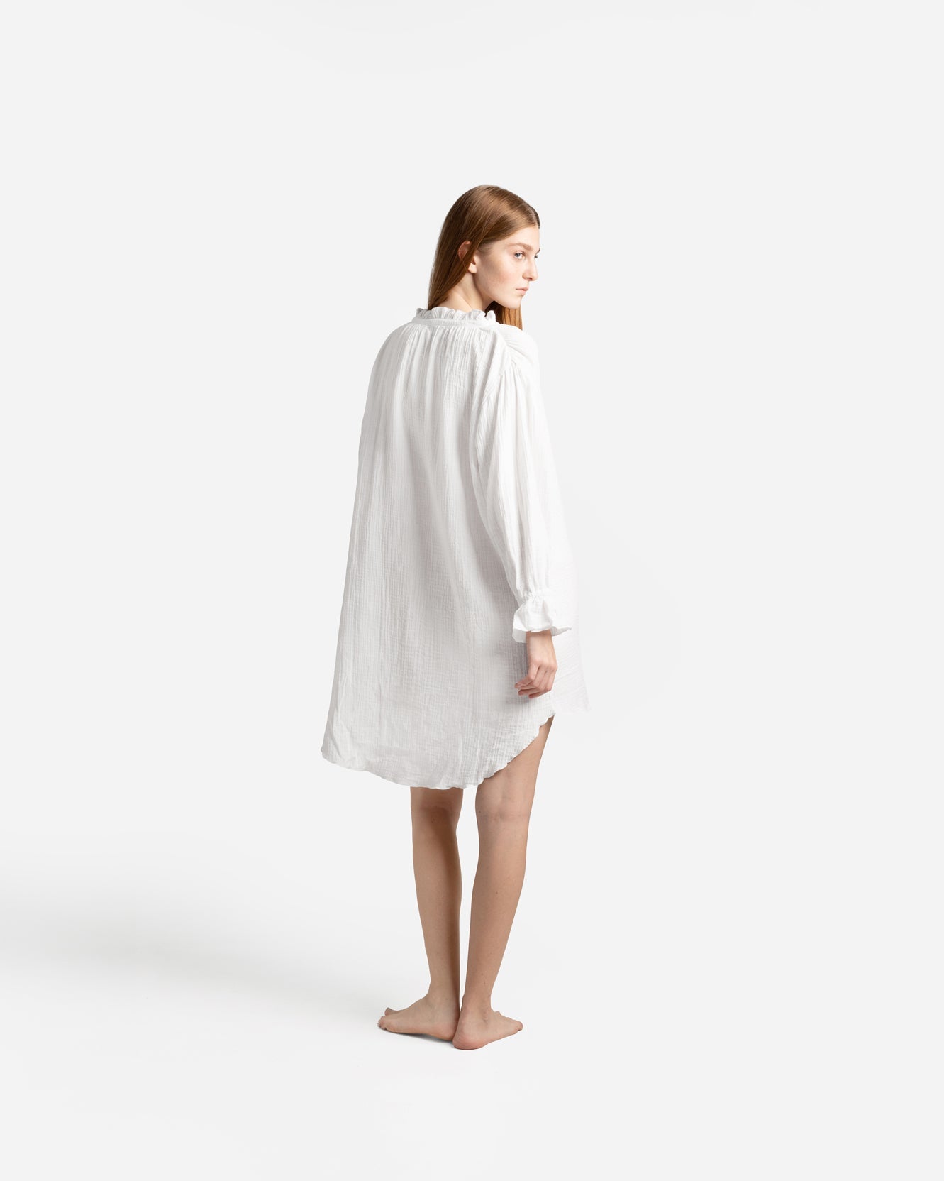 Cotton Breeze Long-Sleeved Chemise