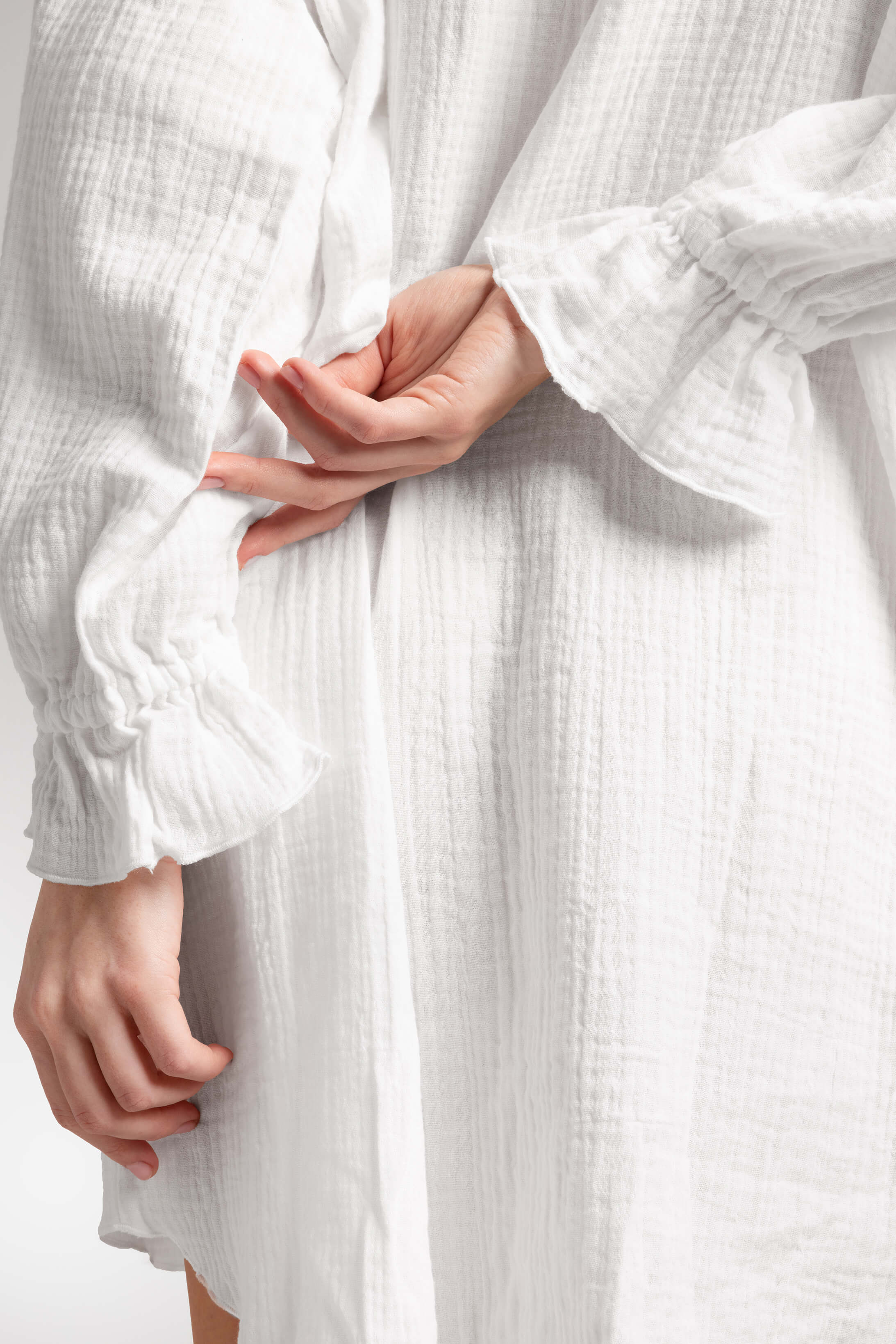 Cotton Breeze Long-Sleeved Chemise