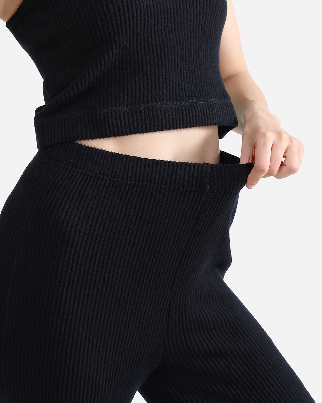 Cloud Knit Wide Leg Pants