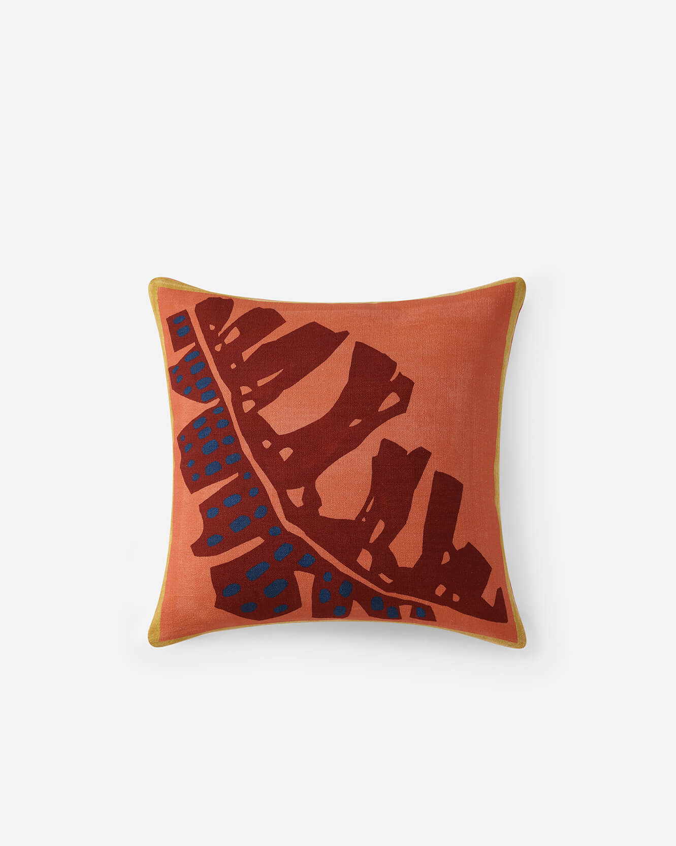 Leaf Sketch Throw Pillow