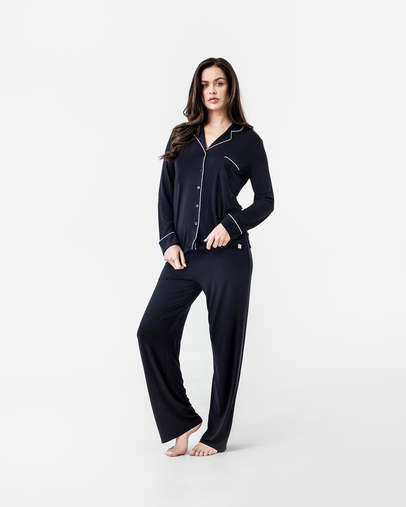 Naked Modal Long Pajama Set | Last Chance