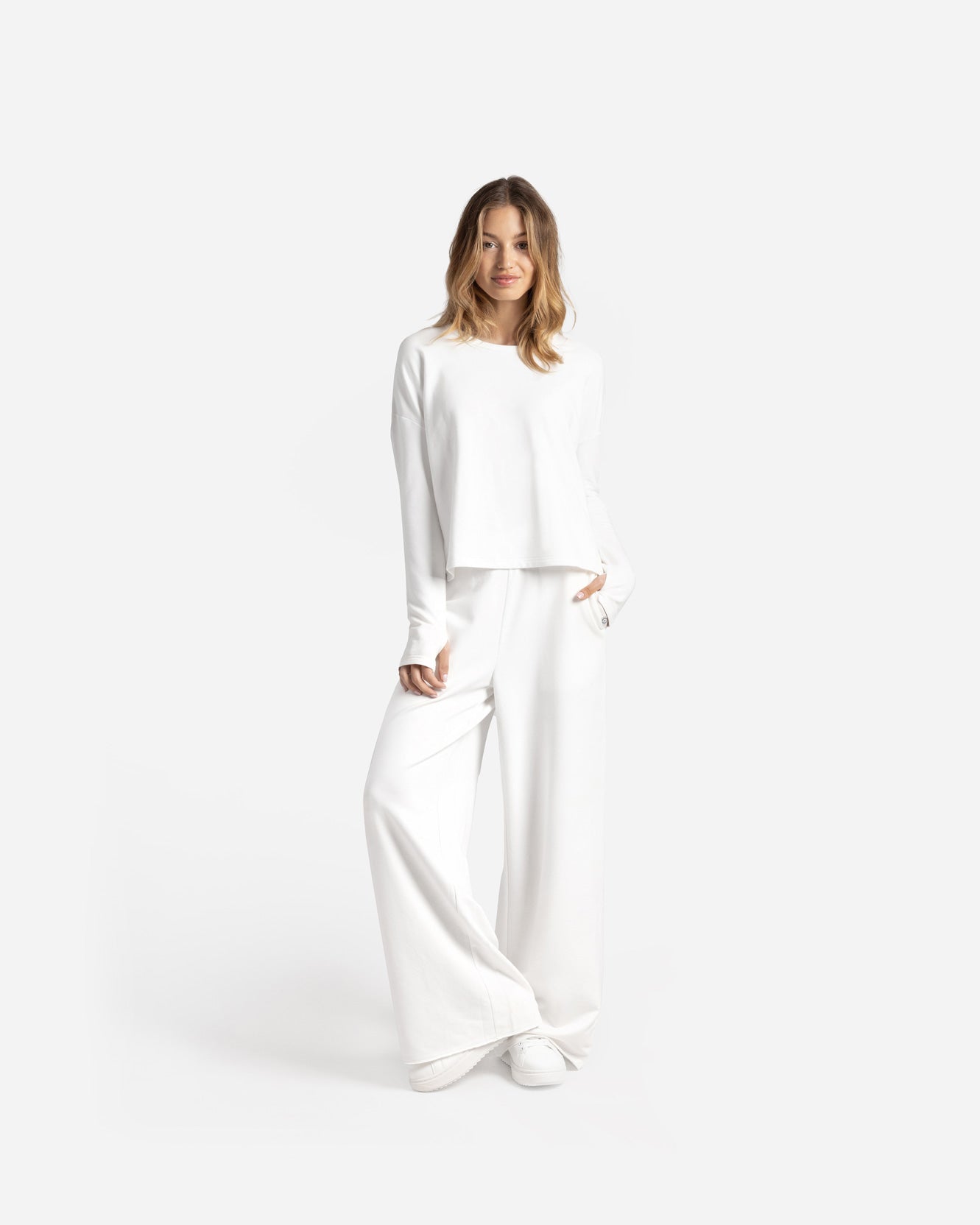 Organic French Terry Long-Sleeved Top