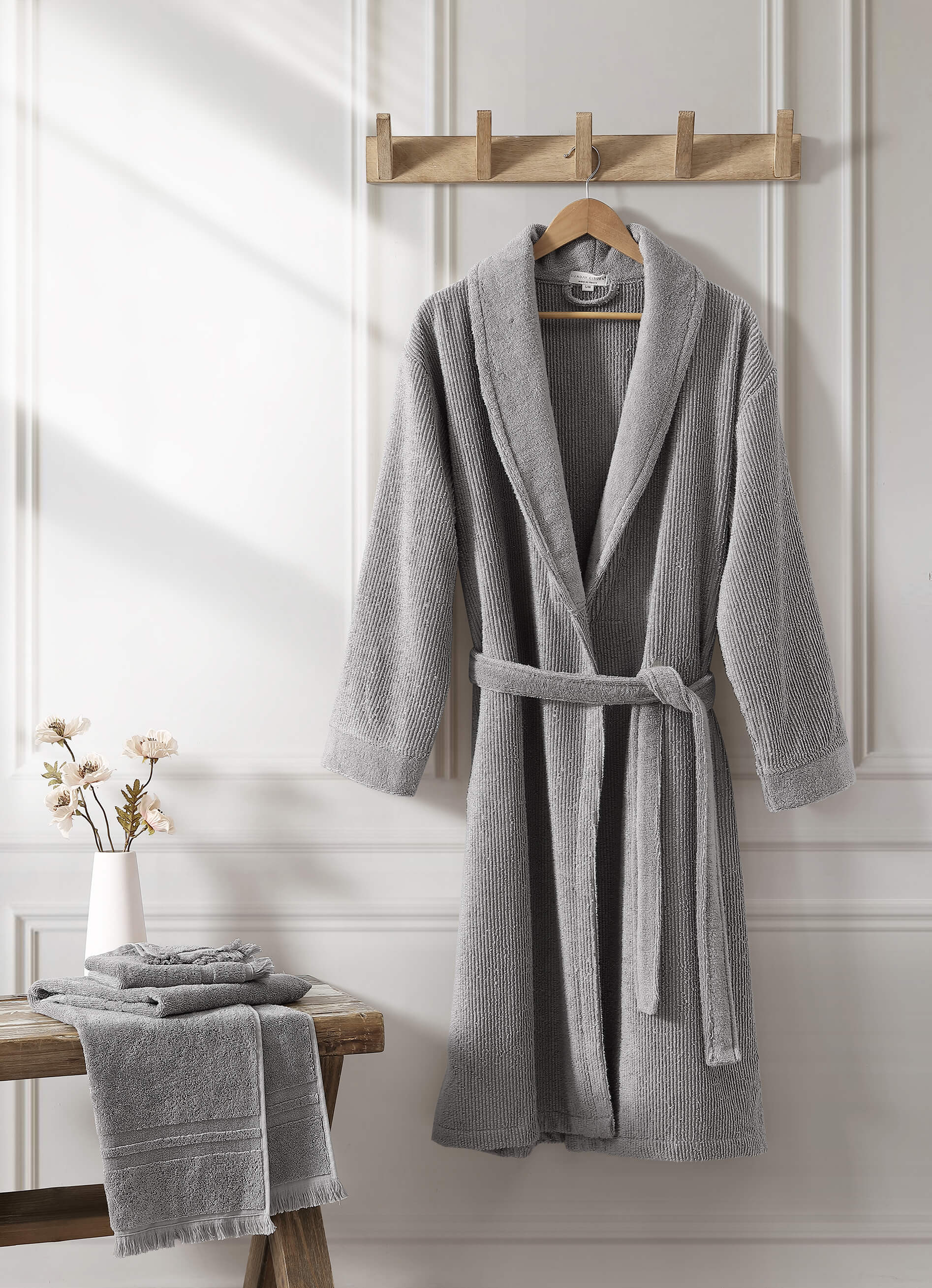 Ribbed Bath Robe | Last Chance